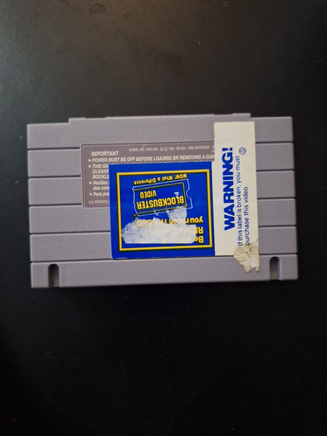 A.S.P. Air Strike Patrol (Super Nintendo SNES, 1994) Cartridge Only
