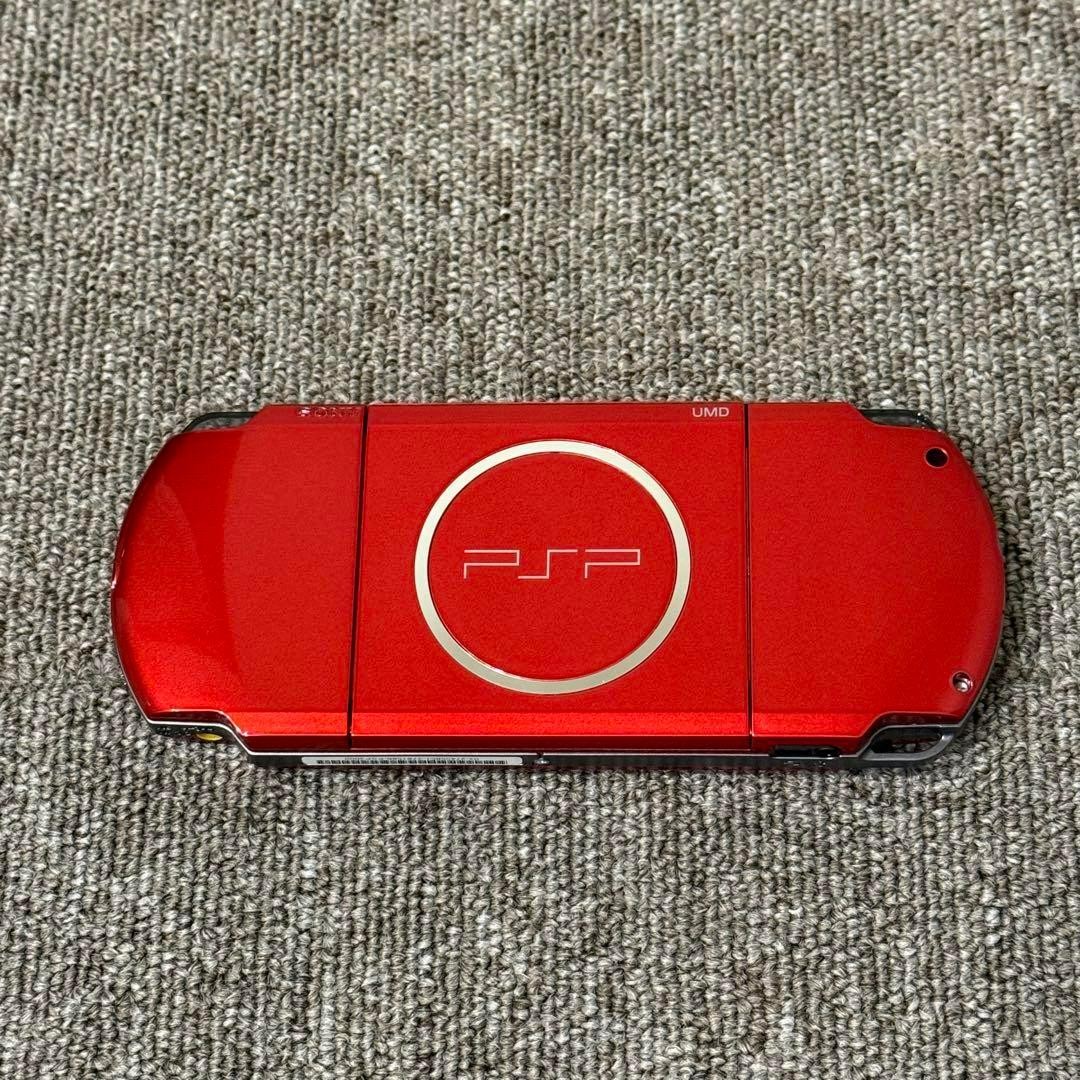 SONY Playstation PSP 3000 Radiant Red Game Console Good Tested Condition Japan