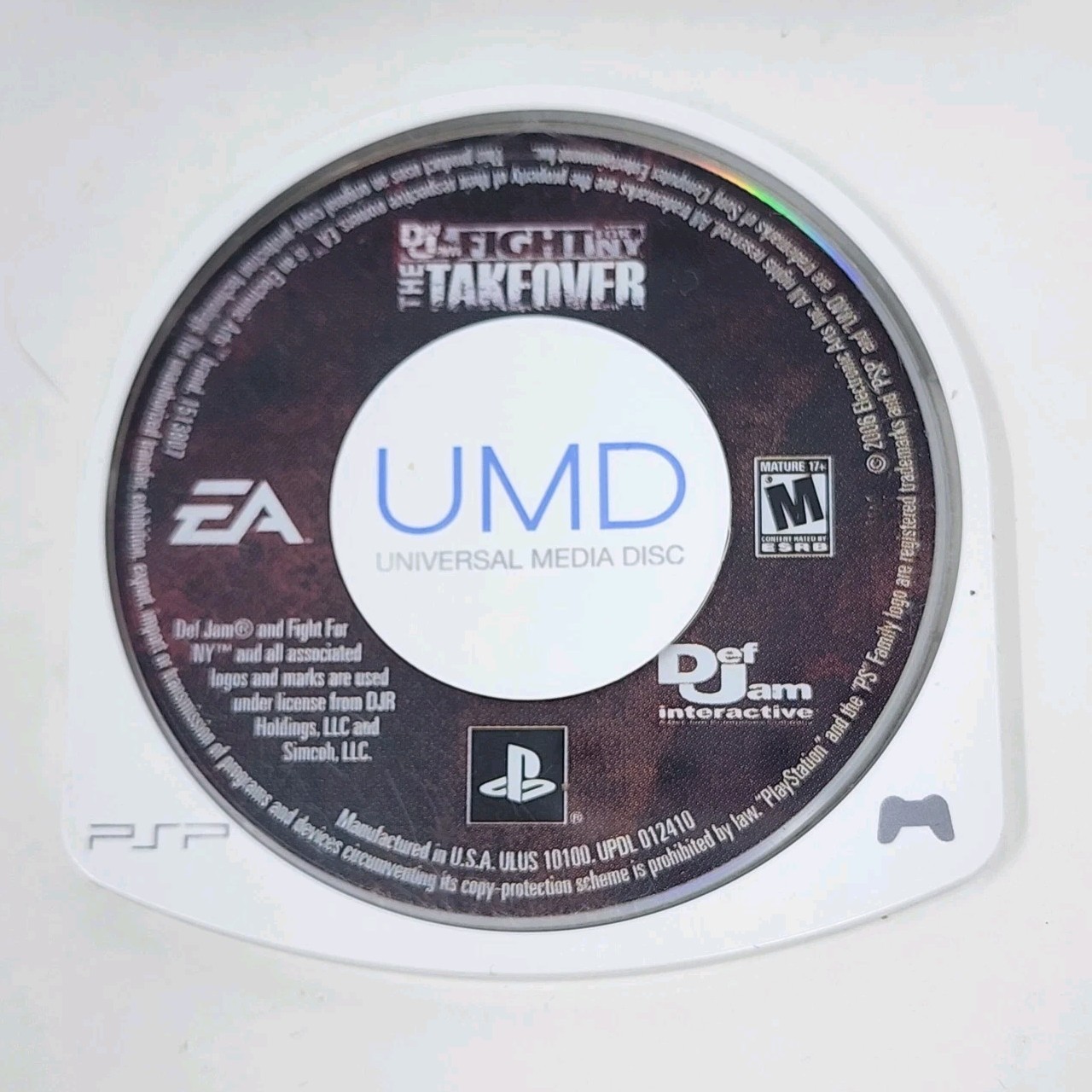 Def Jam: Fight for NY – The Takeover (Sony PlayStation PSP) Disc Only TESTED