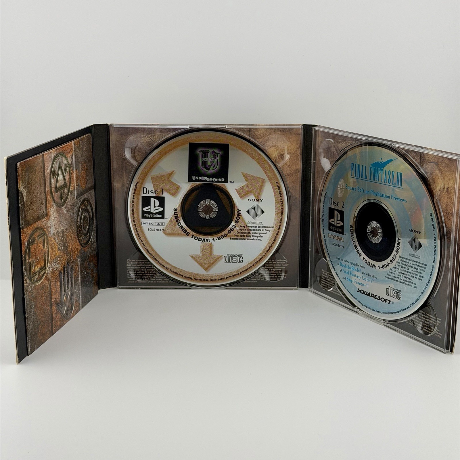 PlayStation Underground Vol Number 2 – 1997 Demo – Final Fantasy VII and more