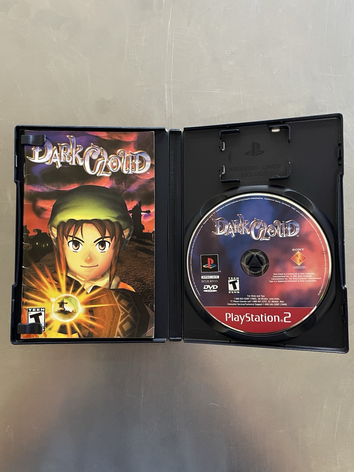 Dark Cloud (Sony PlayStation 2, 2001) CIB Cleaned & Tested VG READ RPG
