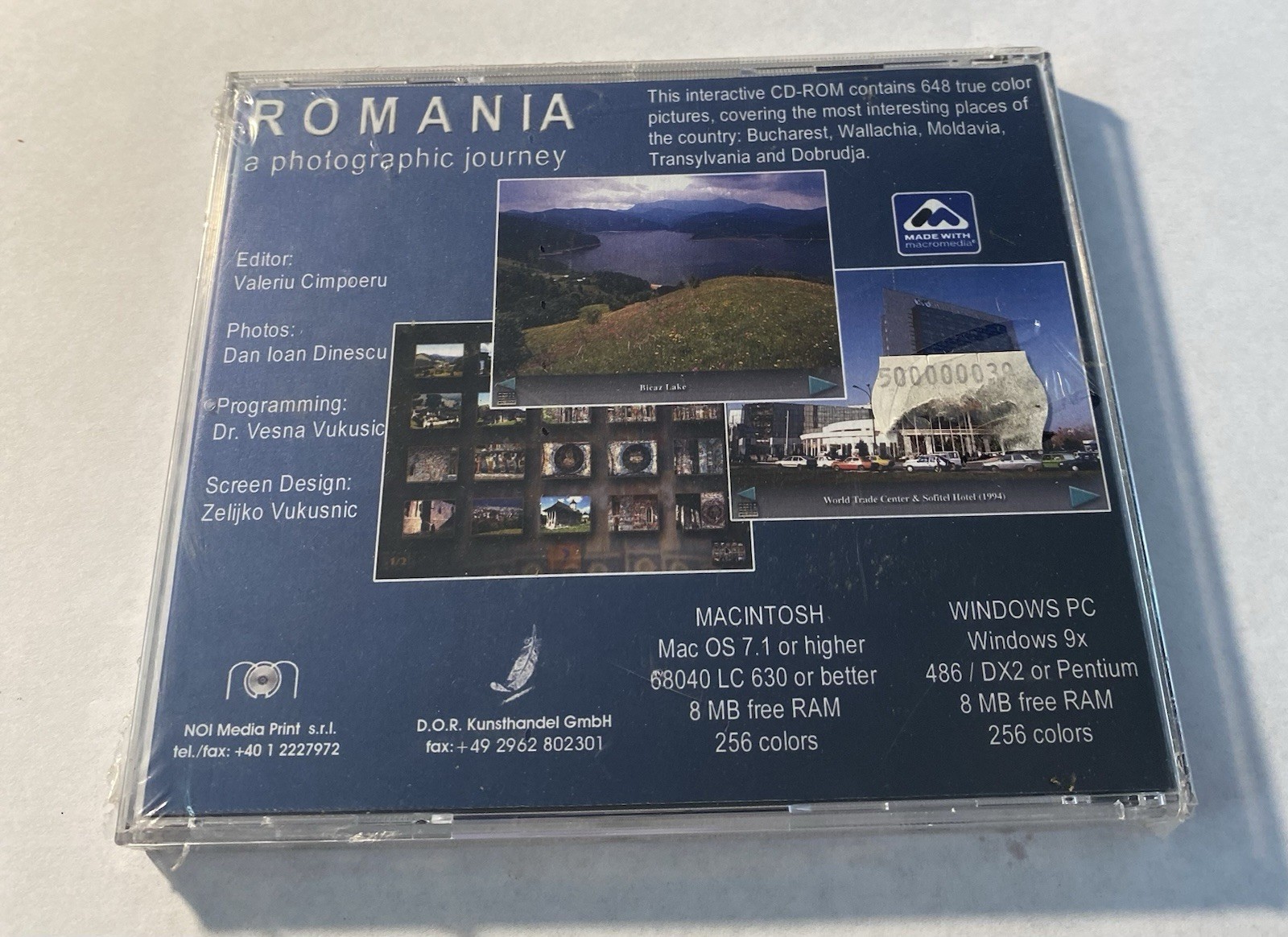 Romania Interactive Cd-rom New Sealed Free Fast Shipping