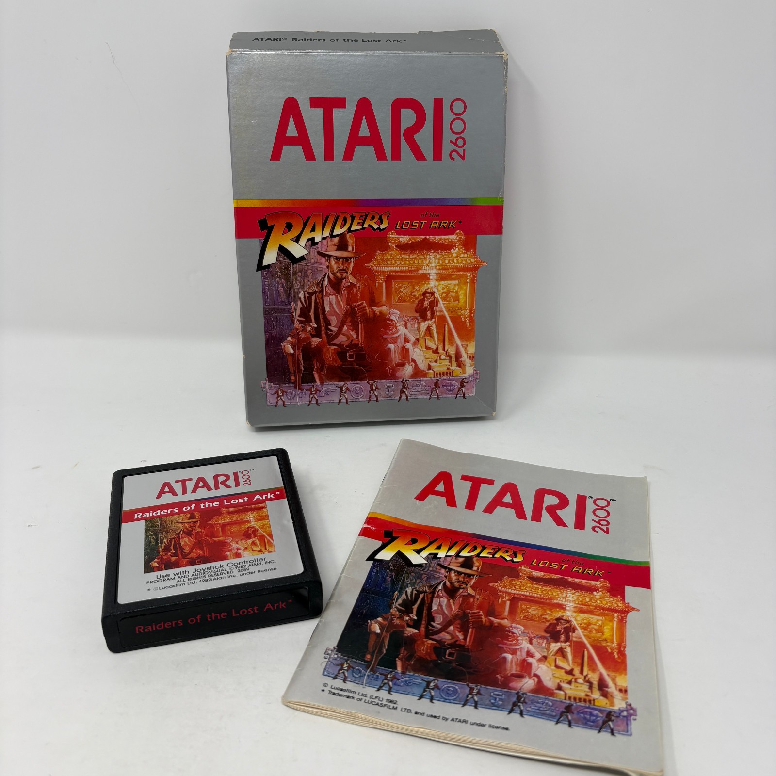Raiders of the Lost Ark (Atari 2600) CIB Complete in Box with Manual