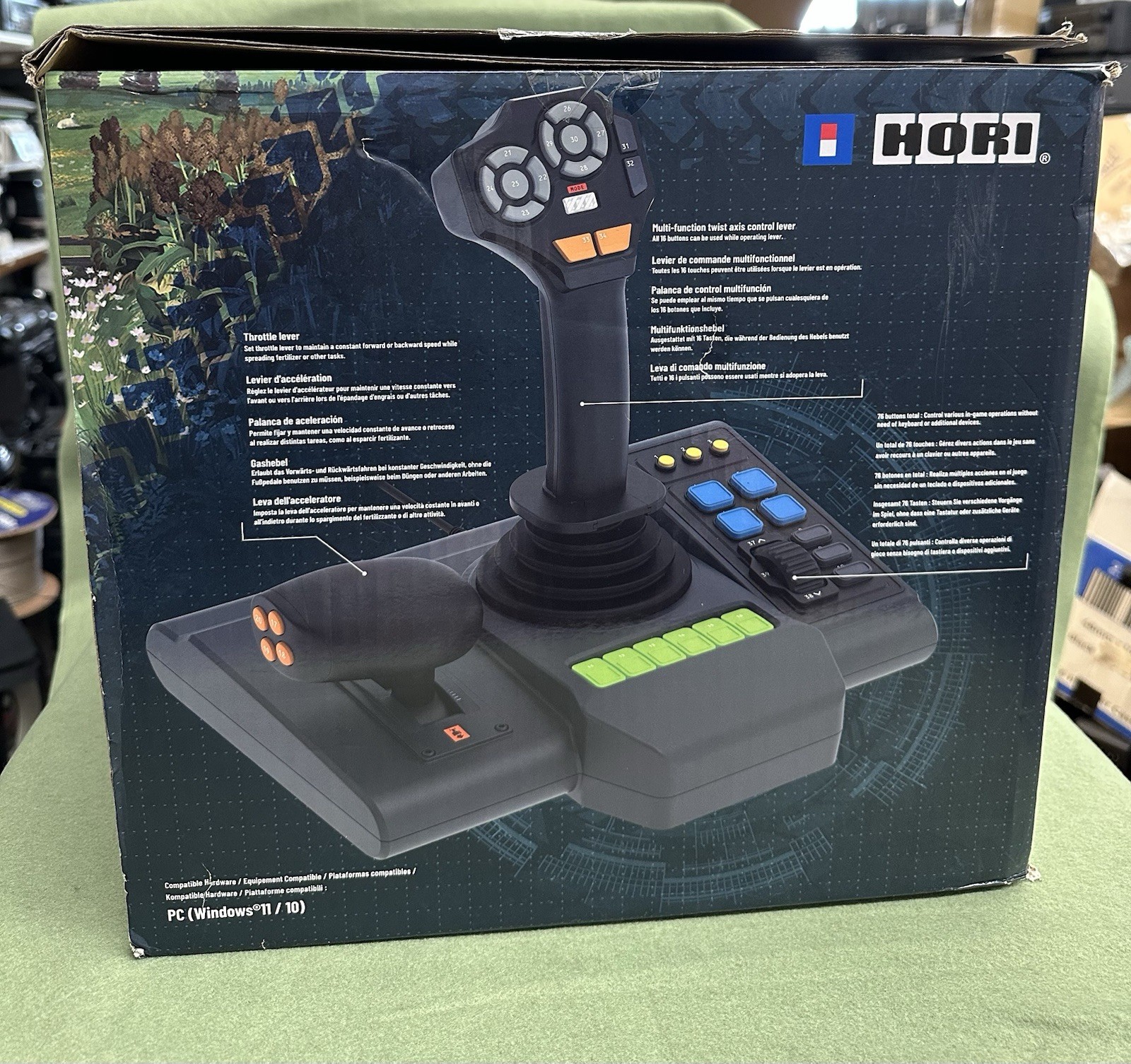 💥BRAND NEW💥HORI HPC-043U FARMING SIMULATOR VEHICLE CONTROL SYSTEM WIN 10/11