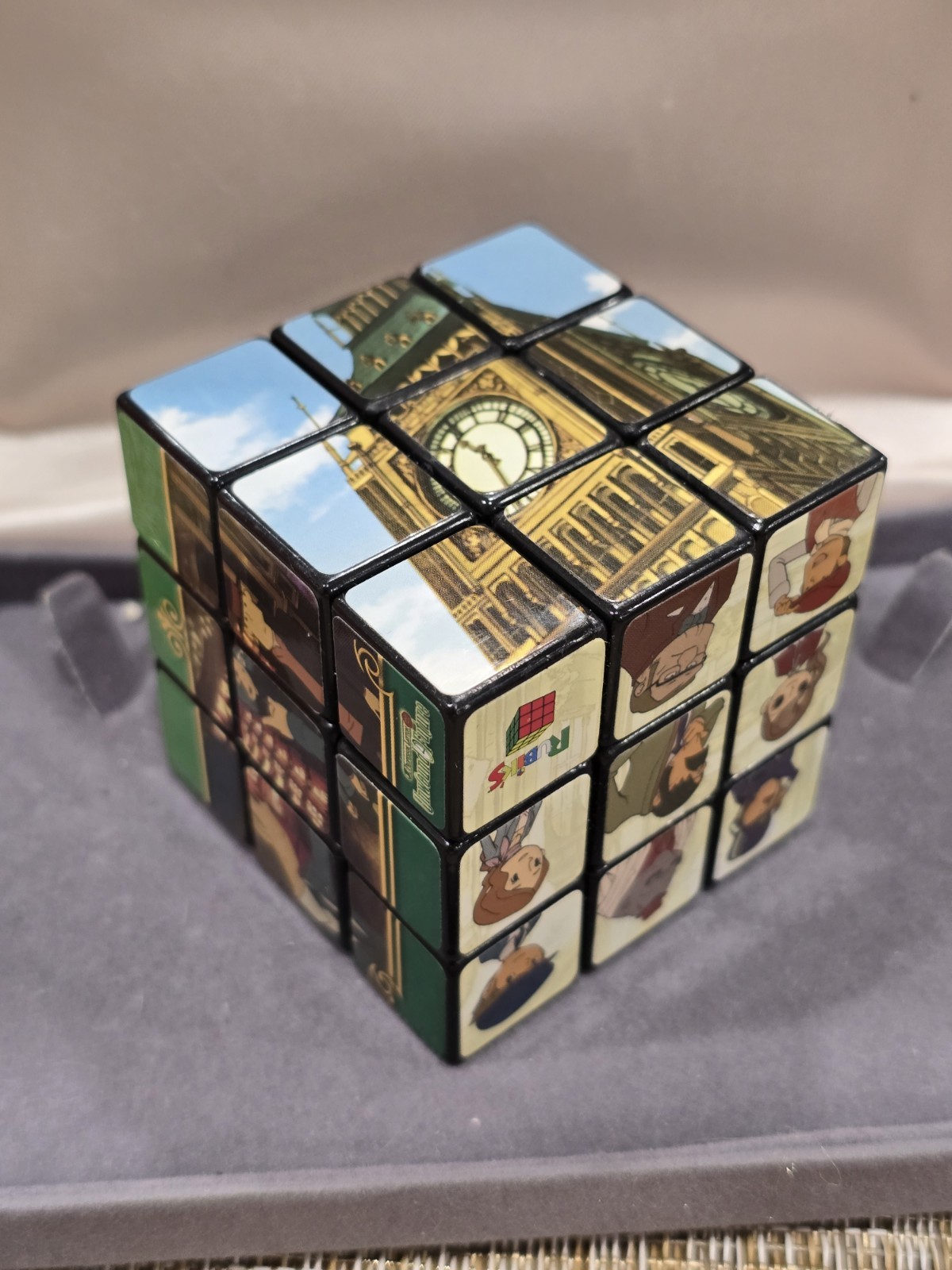 Nintendo Promotional Professor Layton and the Unwound Future Rubik’s Cube Rare!!