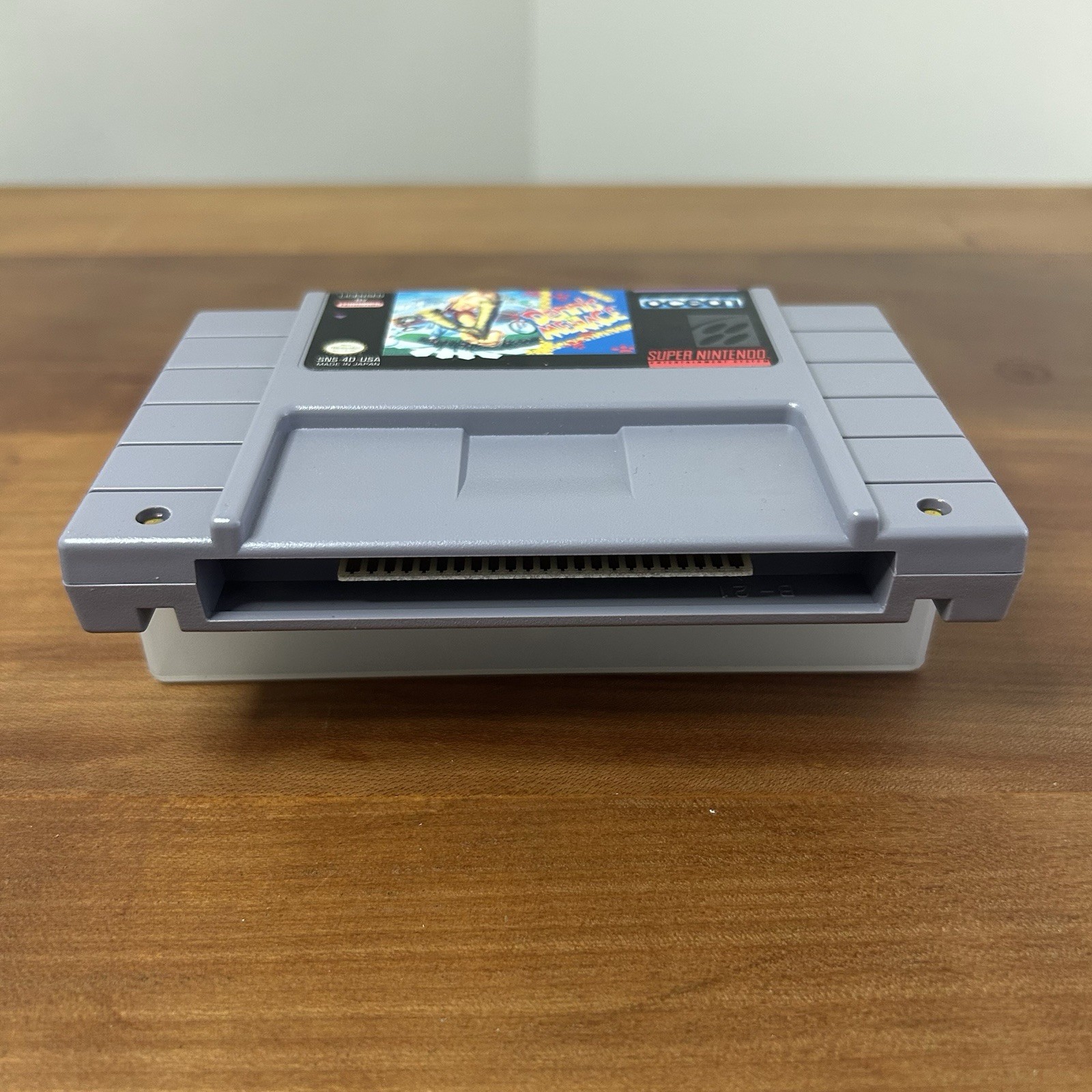 Dennis The Menace SNES Game w/Manual And Clear Case On Bottom