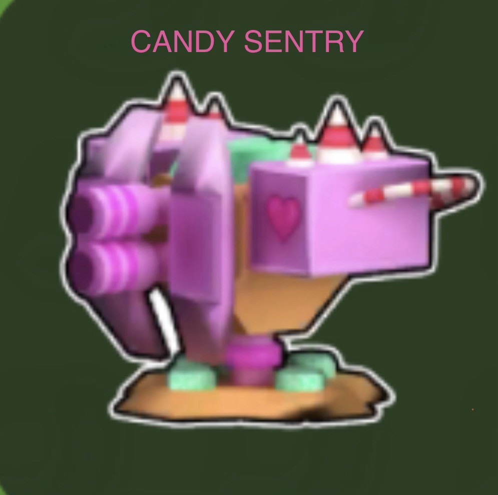 Candy Sentry – New Tradable Gear – Very Rare – Steal a Brainrot