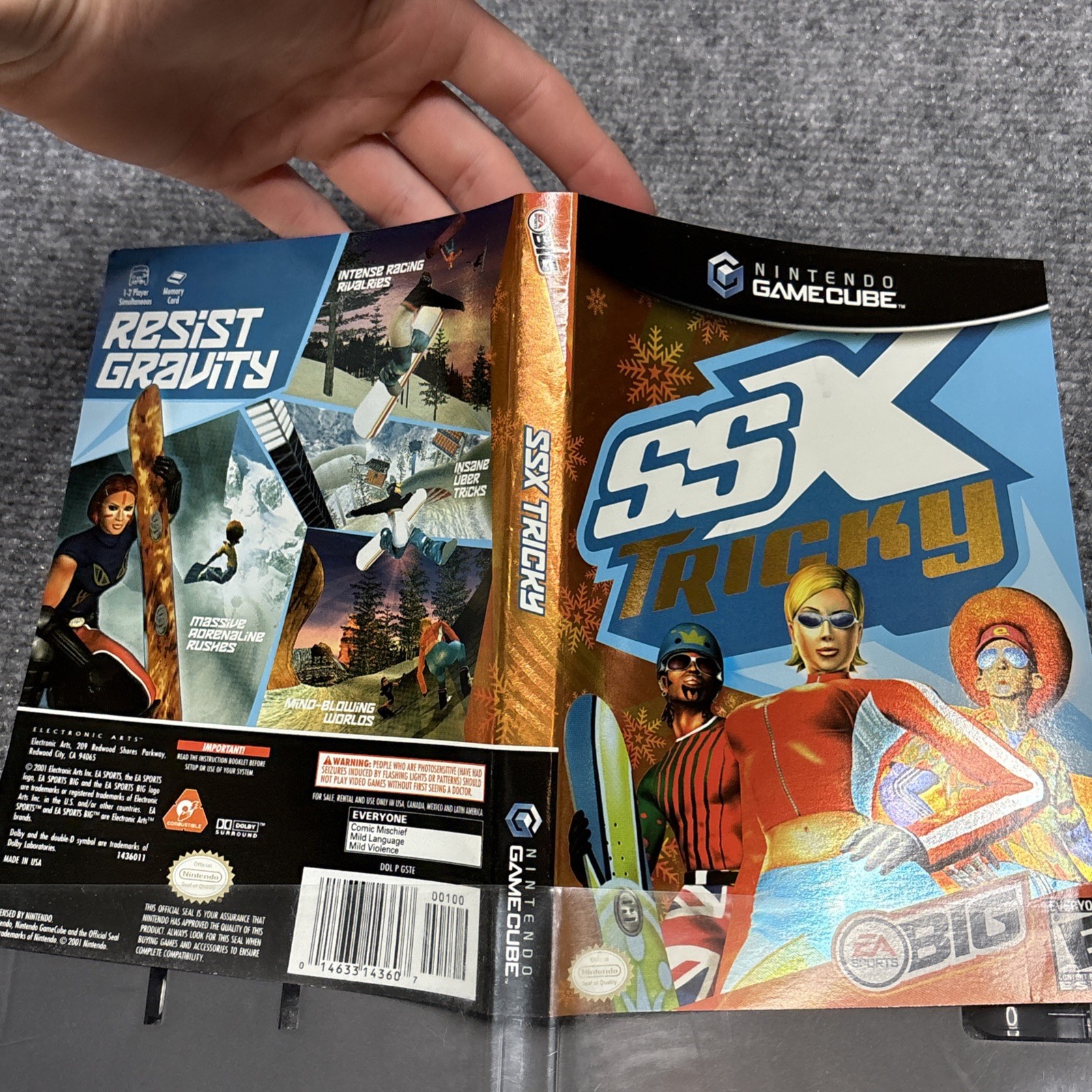SSX Tricky Nintendo GameCube CASE Excellent Condition