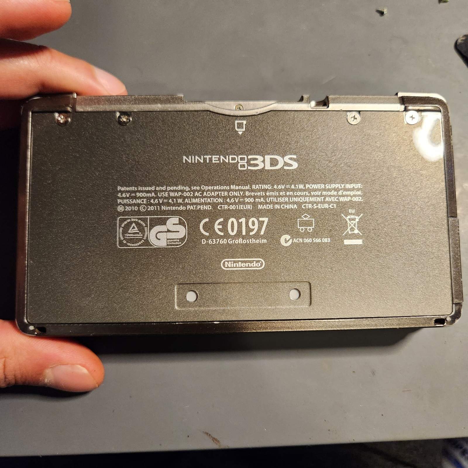 Nintendo 3DS Cosmo Black System – Working