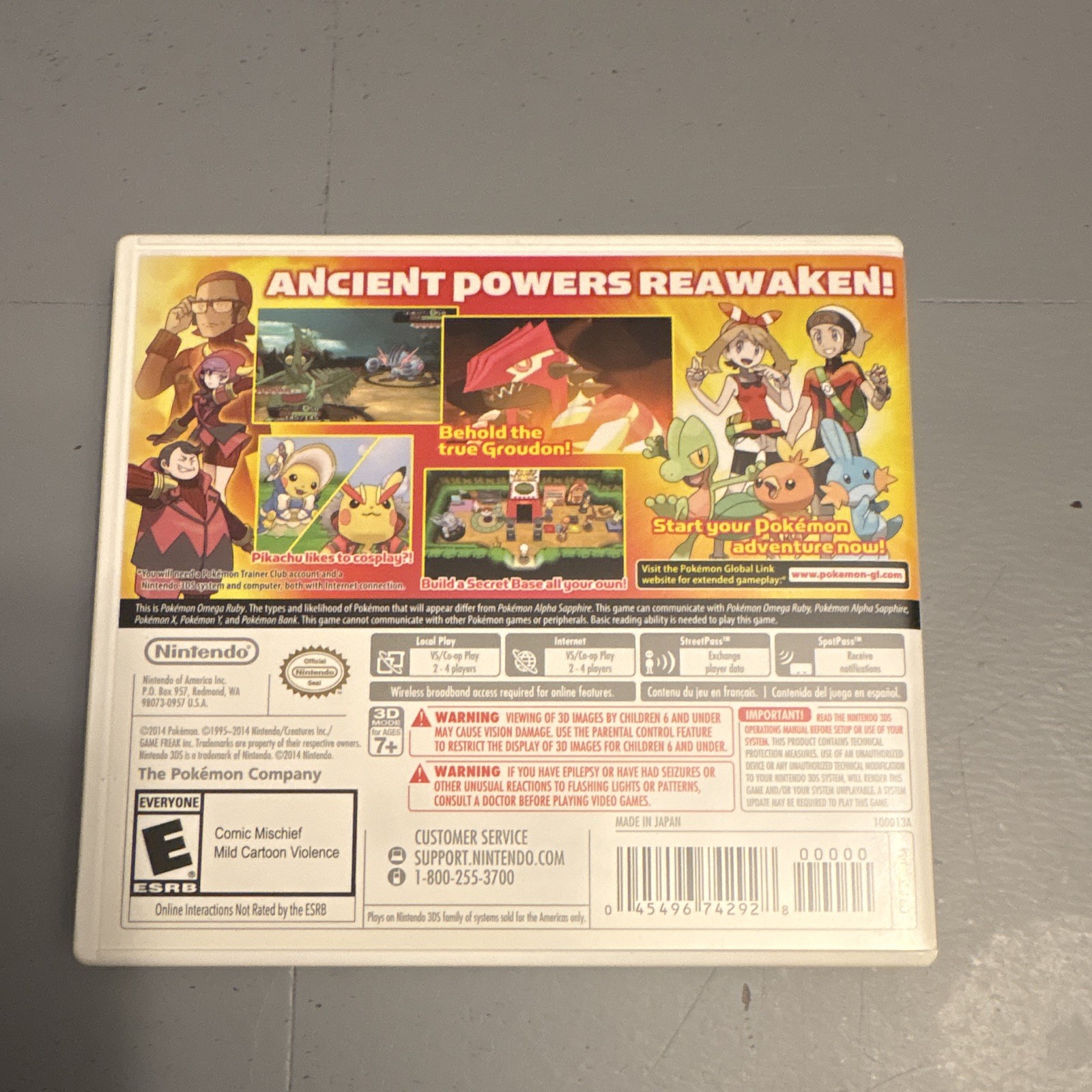 Pokémon Omega Ruby Pokémon Series JRPG Multiplayer E Nintendo 3DS NTSC-U/C 2014