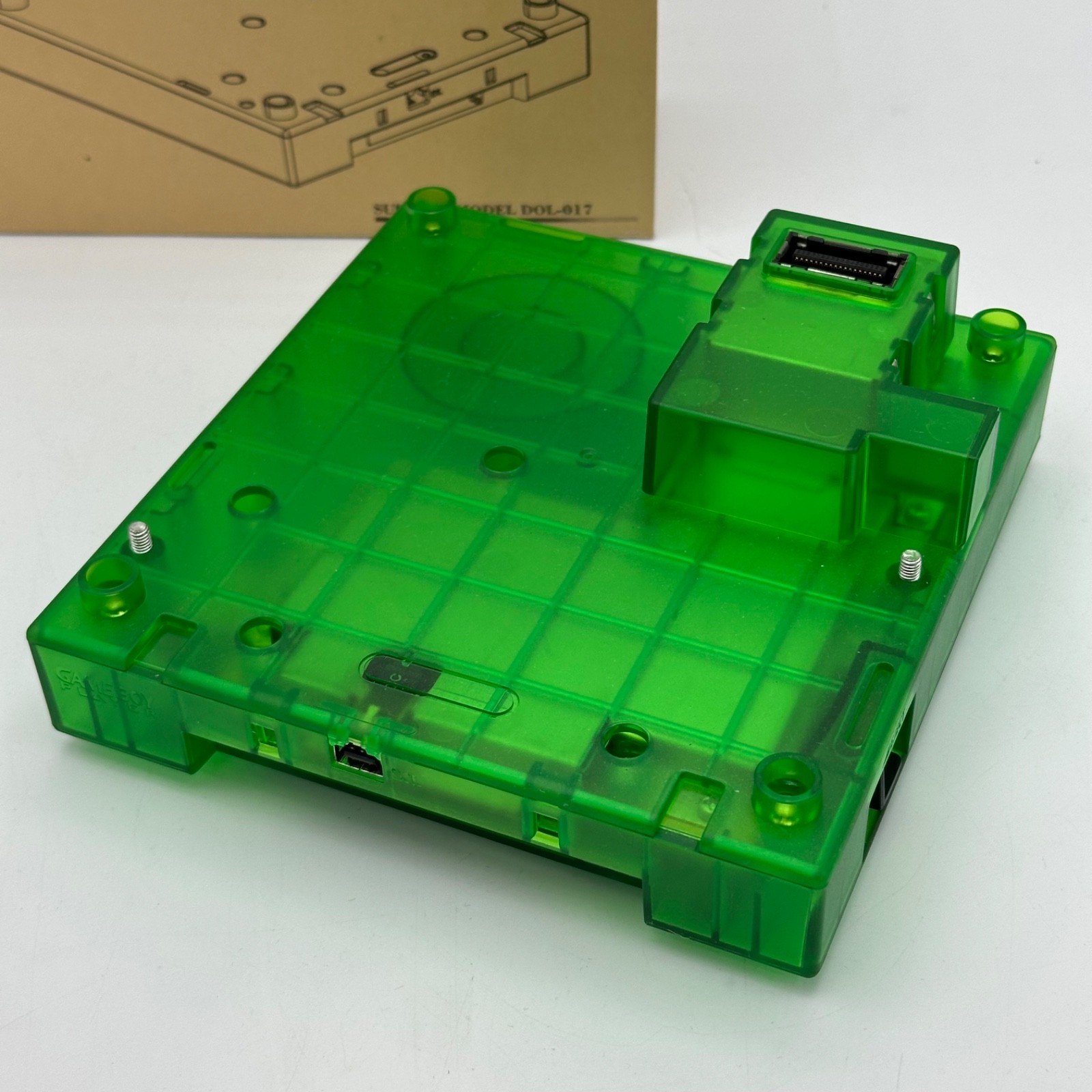Nintendo GameBoy Player Adapter Gamecube DOL-017 Custom Jungle Green Transparent
