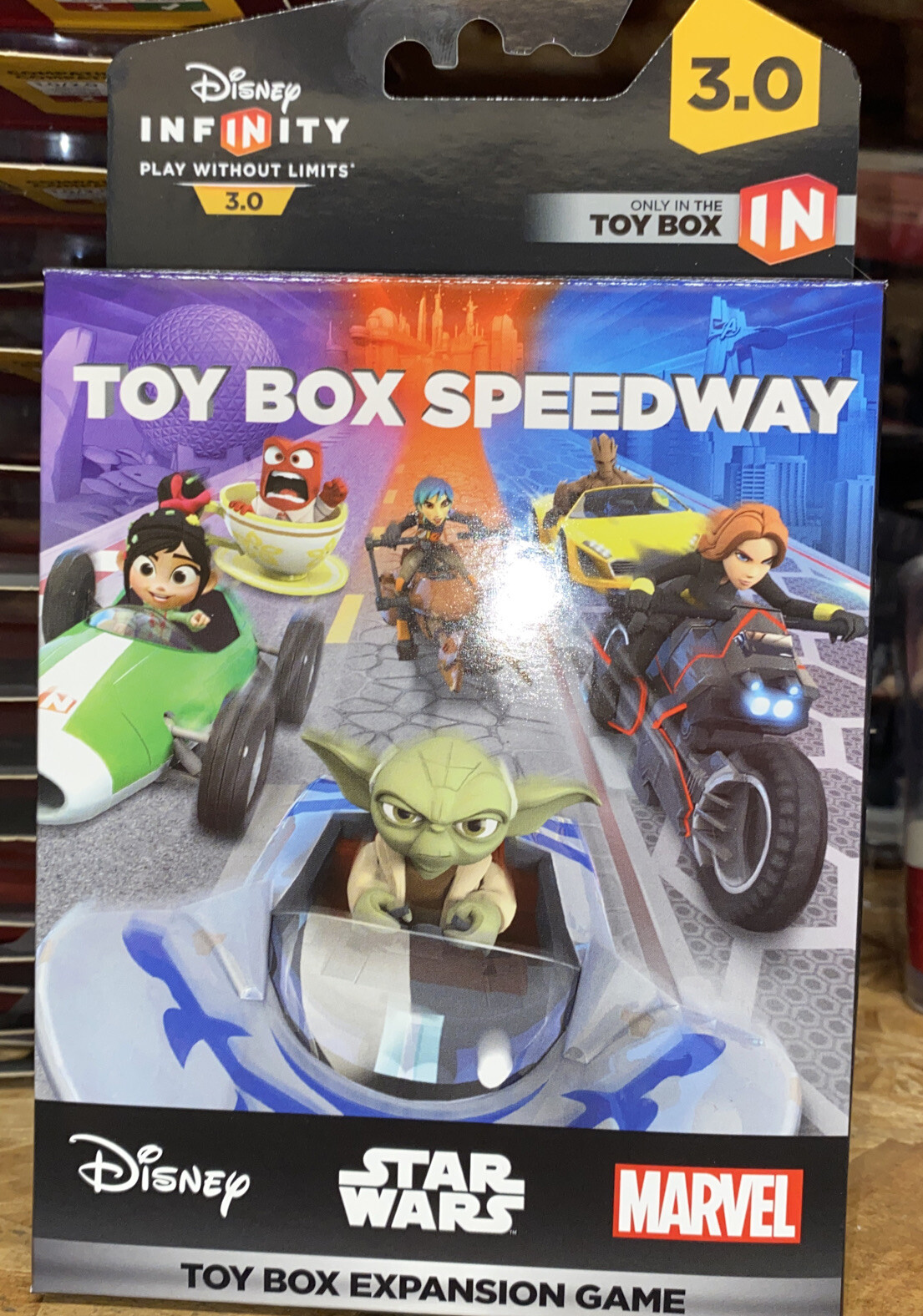 Disney Infinity 3.0 Toy Box Speedway Expansion Game Disc – NEW Buy 4 Get 1 Free