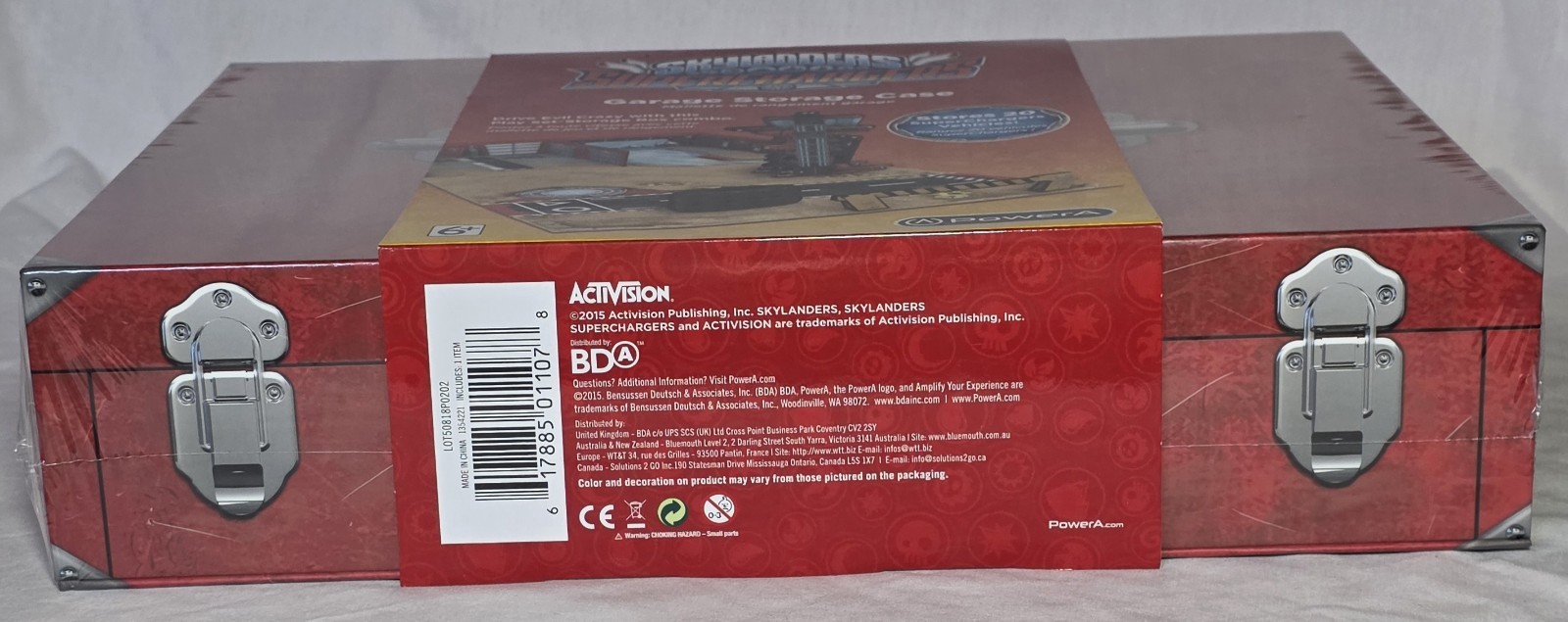 Activision Skylanders Superchargers Garage Storage Case W/ Extras NEW & SEALED