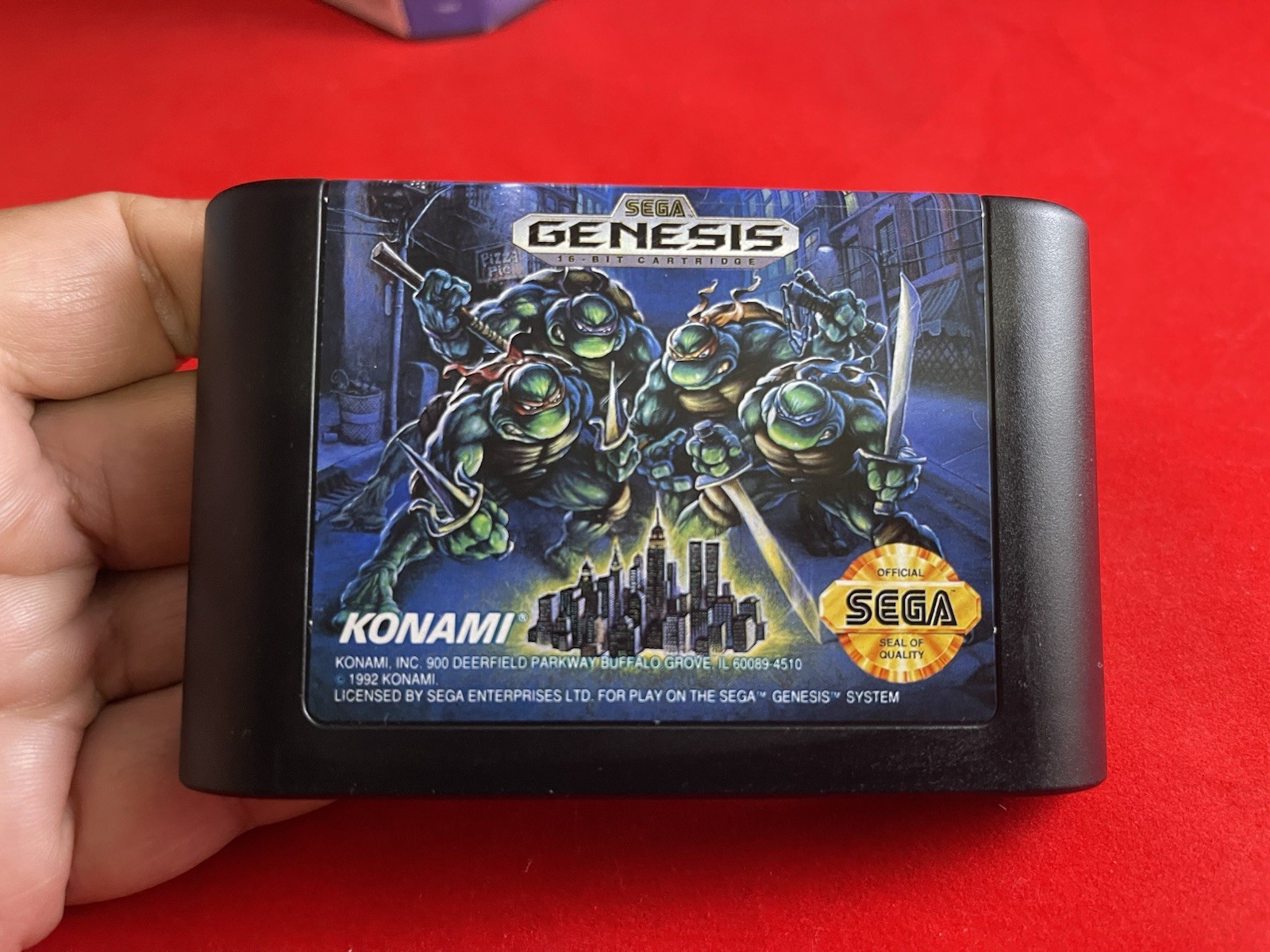 Hyperstone Heist TMNT Sega Genesis 100% COMPLETE IN BOX w/POSTER & REG🔥