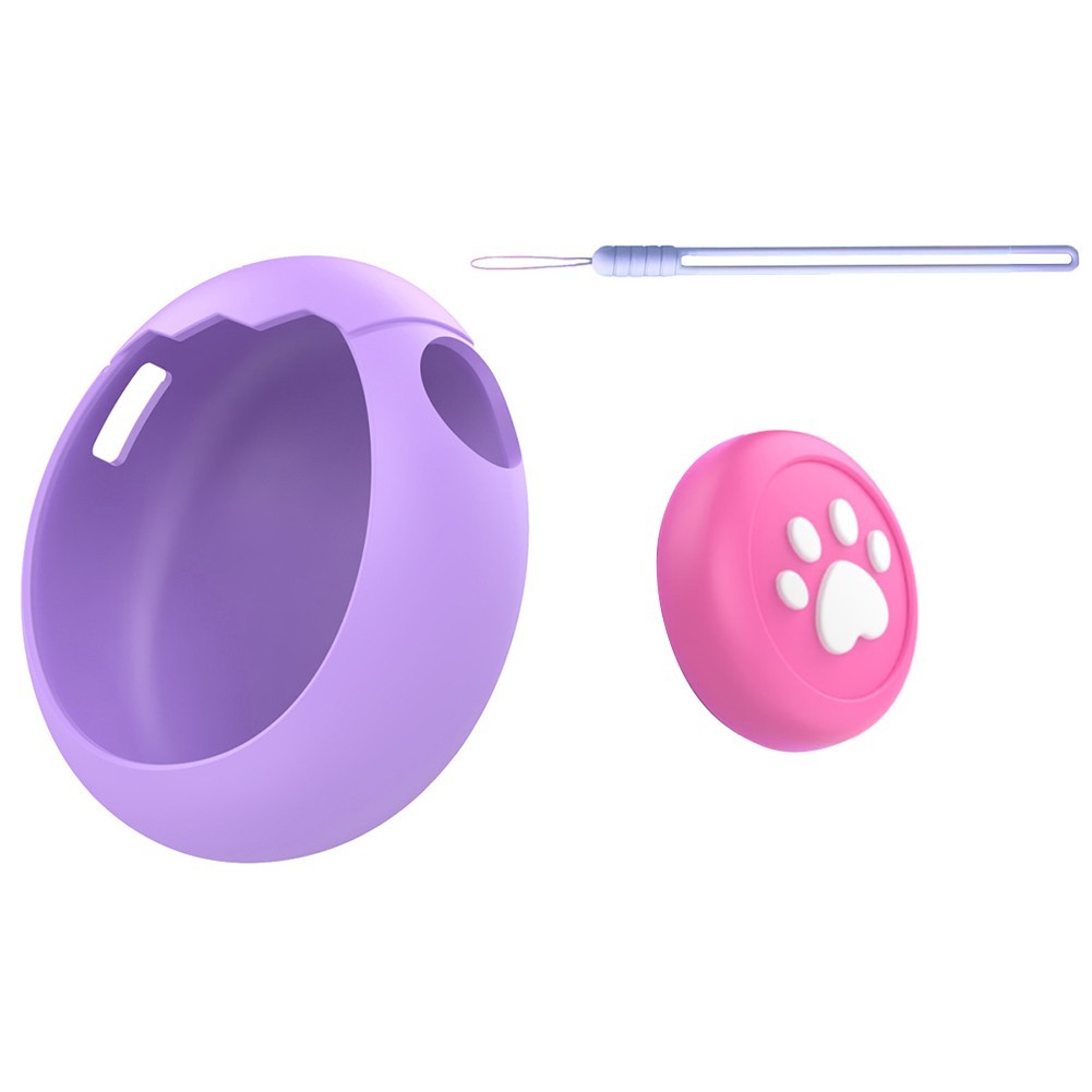 For Tamagotchi Paradise Silicone Protective Case with Keycaps and Lanyard