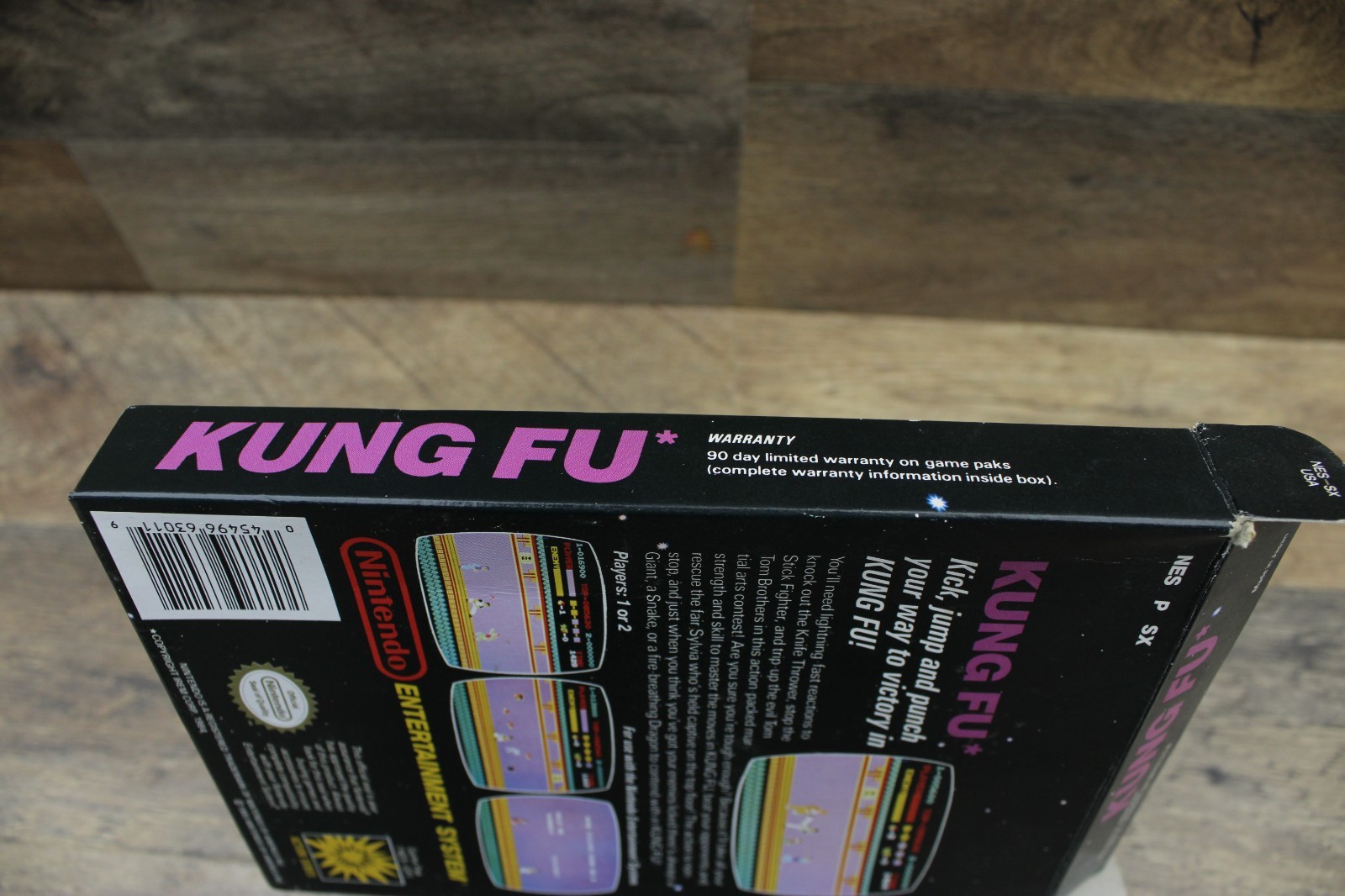 Kung Fu NES Nintendo Entertainment System Oval Seal Tested Rare