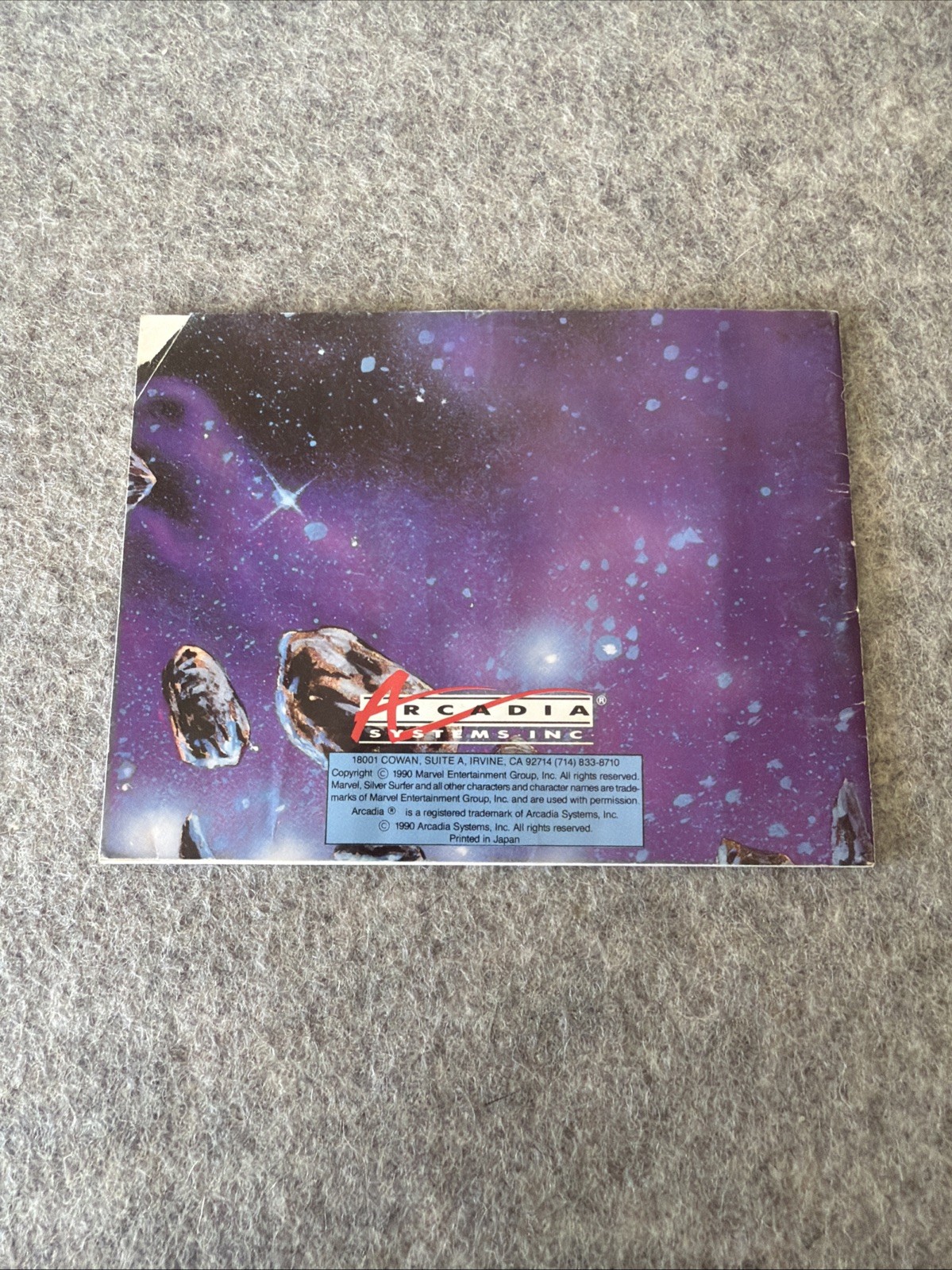 Silver Surfer (NES, 1990) – Instruction Manual / Booklet Only