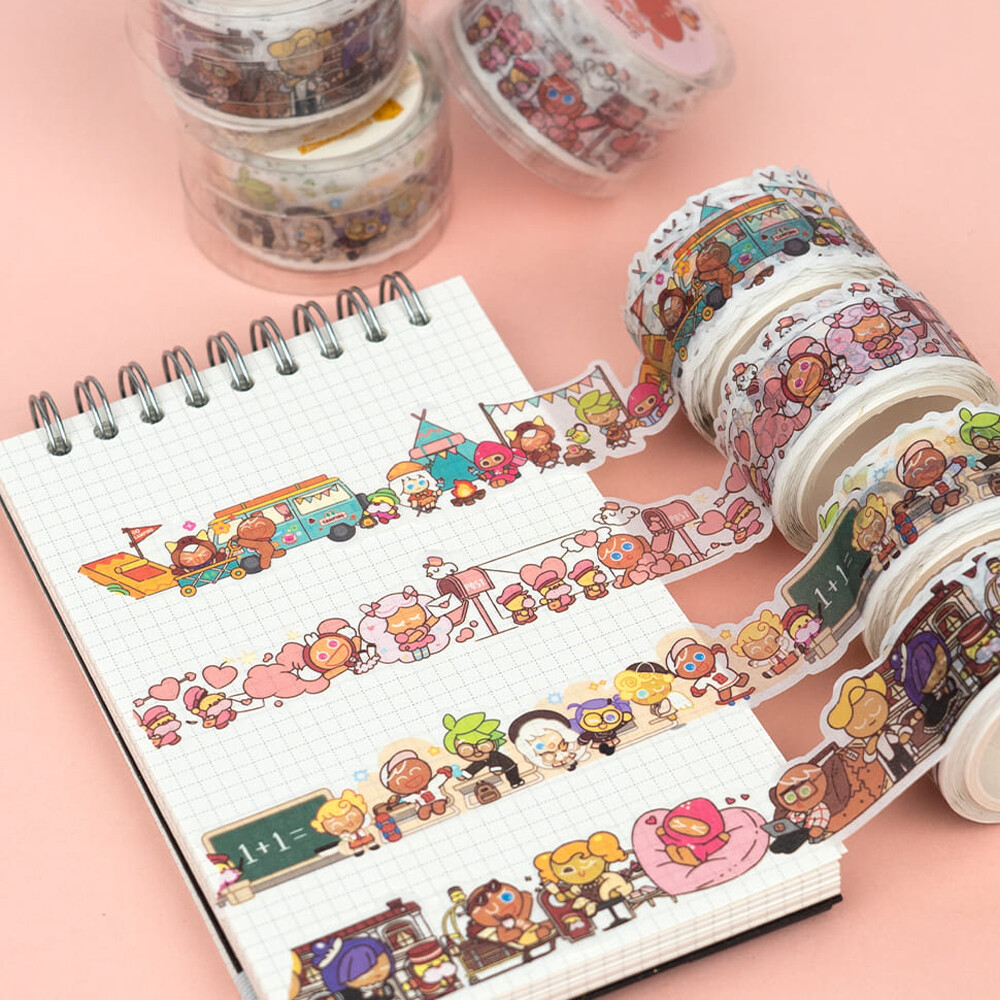 Cookie Run Kingdom Die Cut Washi Tape Masking Tapes Paper 10M