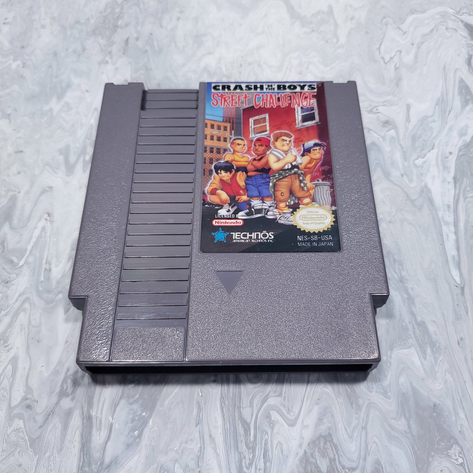 Crash N the Boys NES CART Original Vintage Nintendo Games Cleaned & Tested