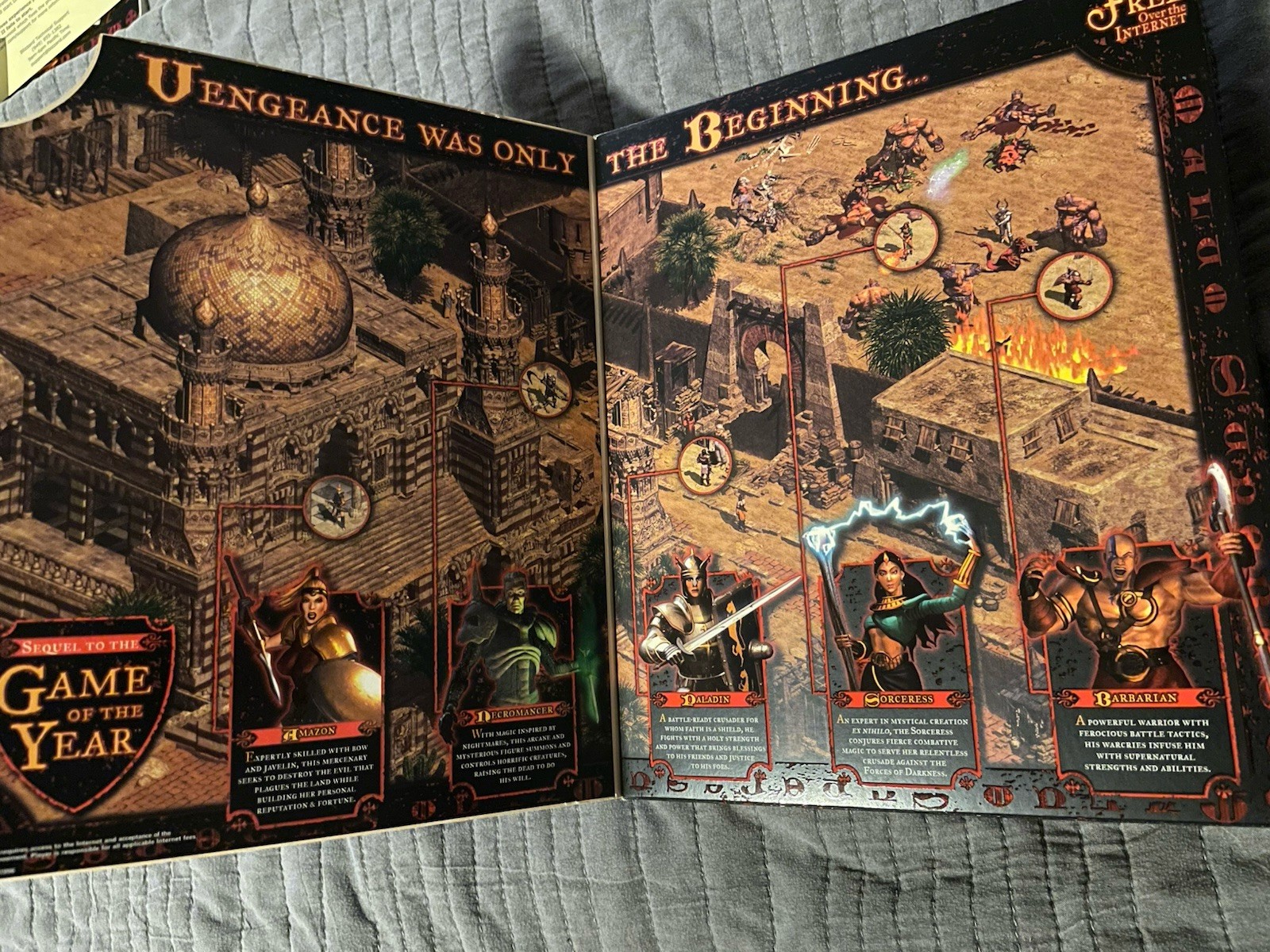Diablo2 & Diablo2 Expansion set lord of destruction W/Manuals, Product Manuals