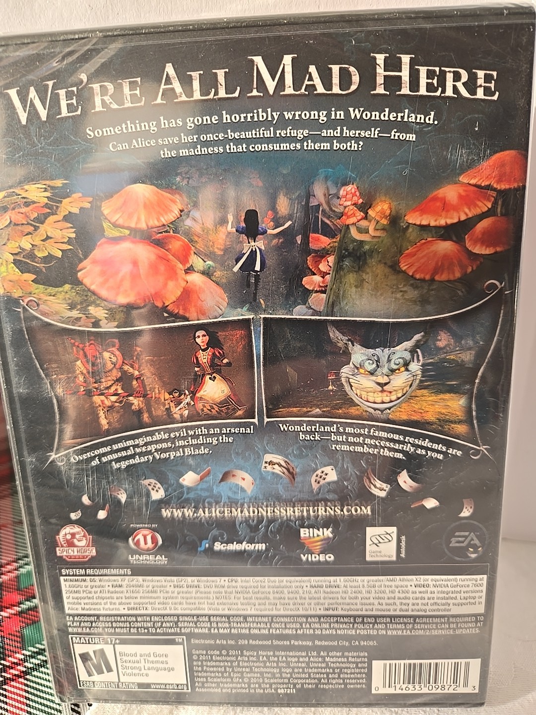 Alice: Madness Returns PC New Factory Sealed