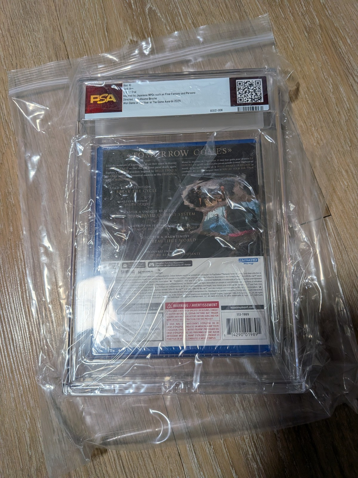 Clair Obscur: Expedition 33, Sony PlayStation 5, PS5, PSA Graded 10 A++