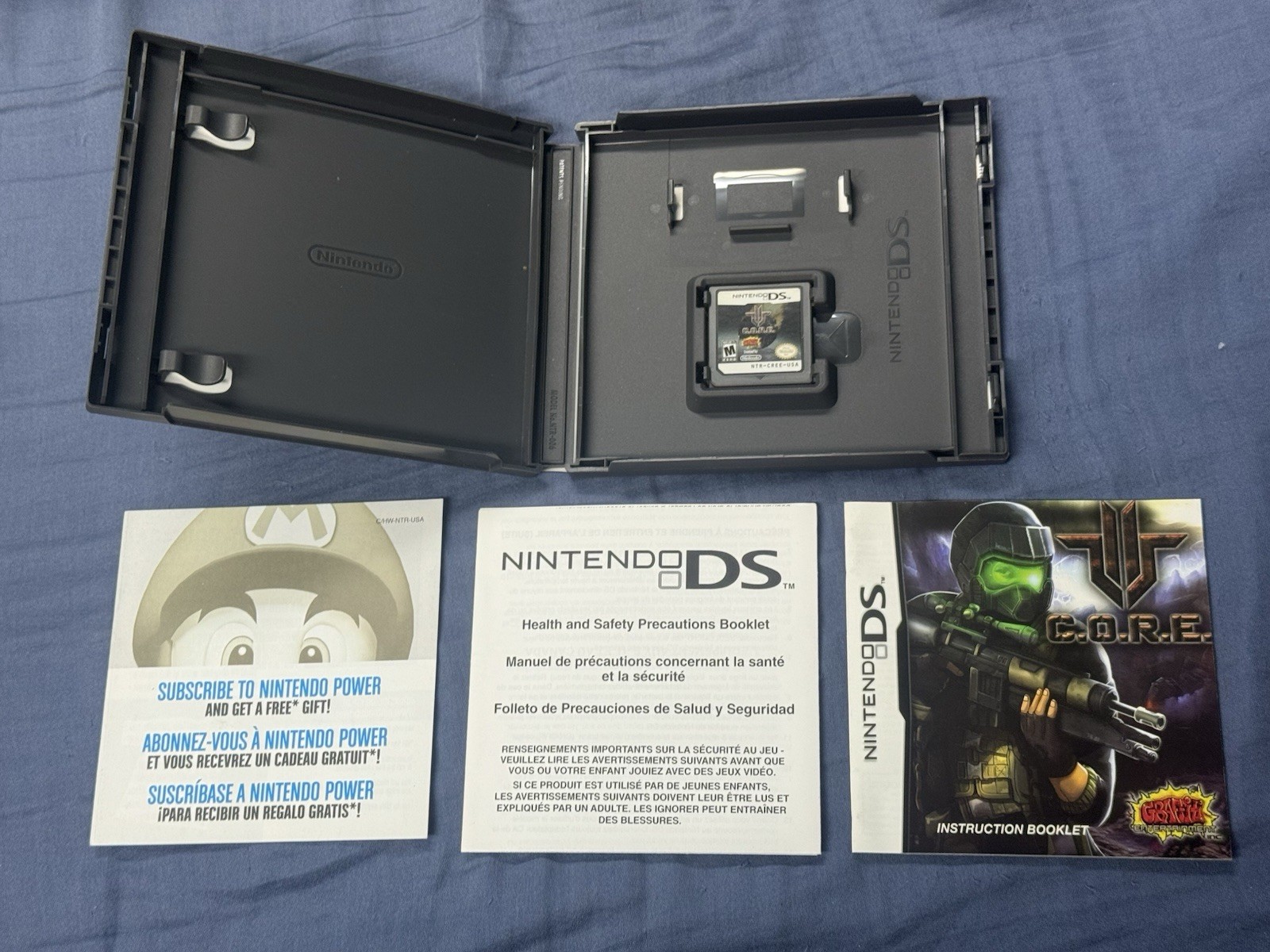 C.O.R.E. (Nintendo DS, 2009) New Open Case