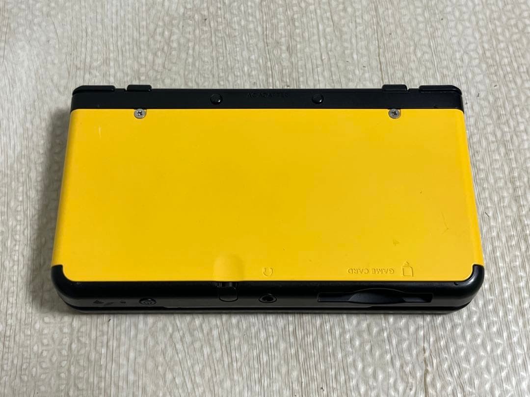 New Nintendo 3DS Black Console Style Japanese Ver Yellow Kisekae face Plate Set