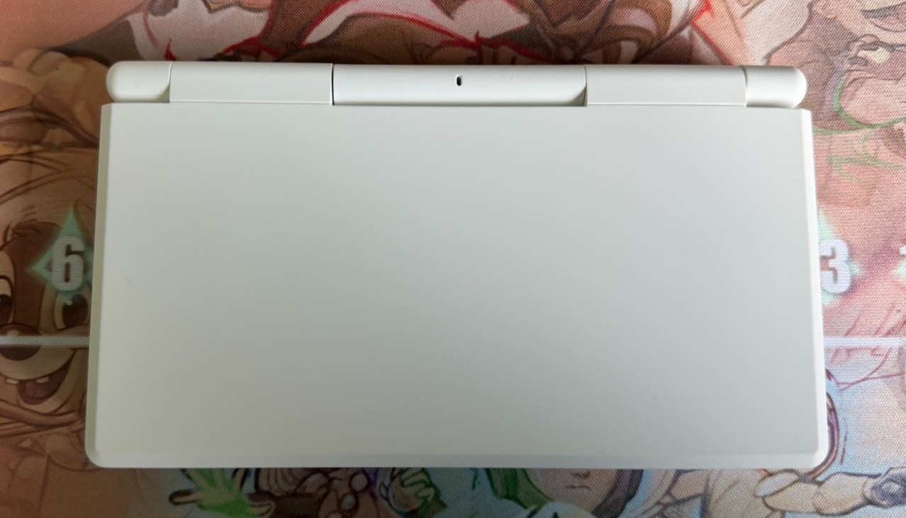 Anbernic RGDS Dual Screen Flip Handheld Console White New w/ Hard Shell Case