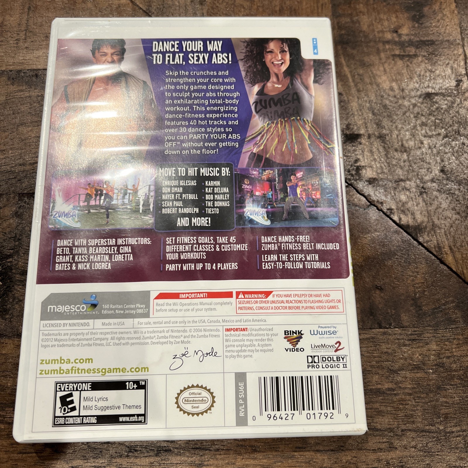Zumba Fitness Core (Nintendo Wii, 2012)