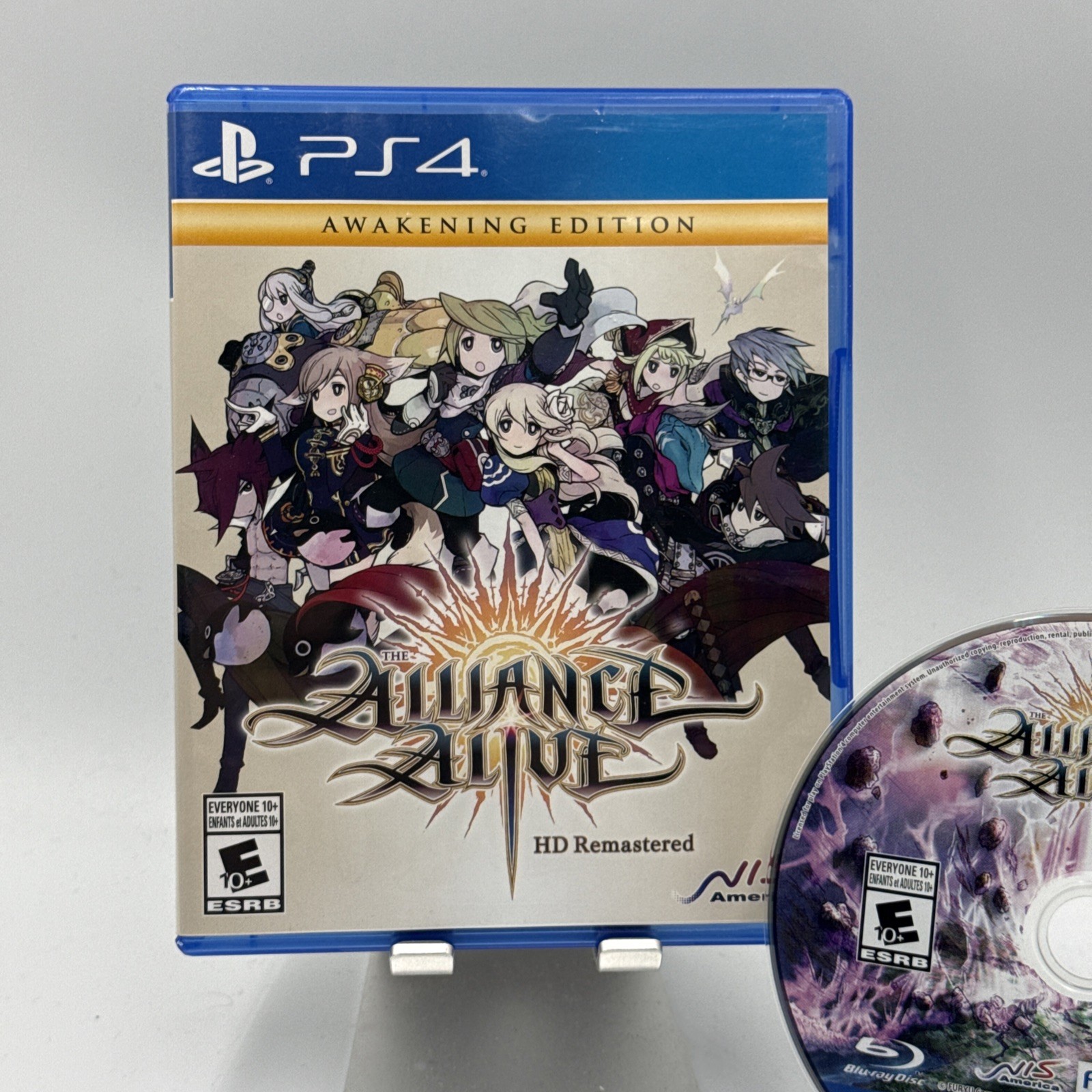The Alliance Alive HD Remastered Awakening Edition PS4 PlayStation 4 NIS America
