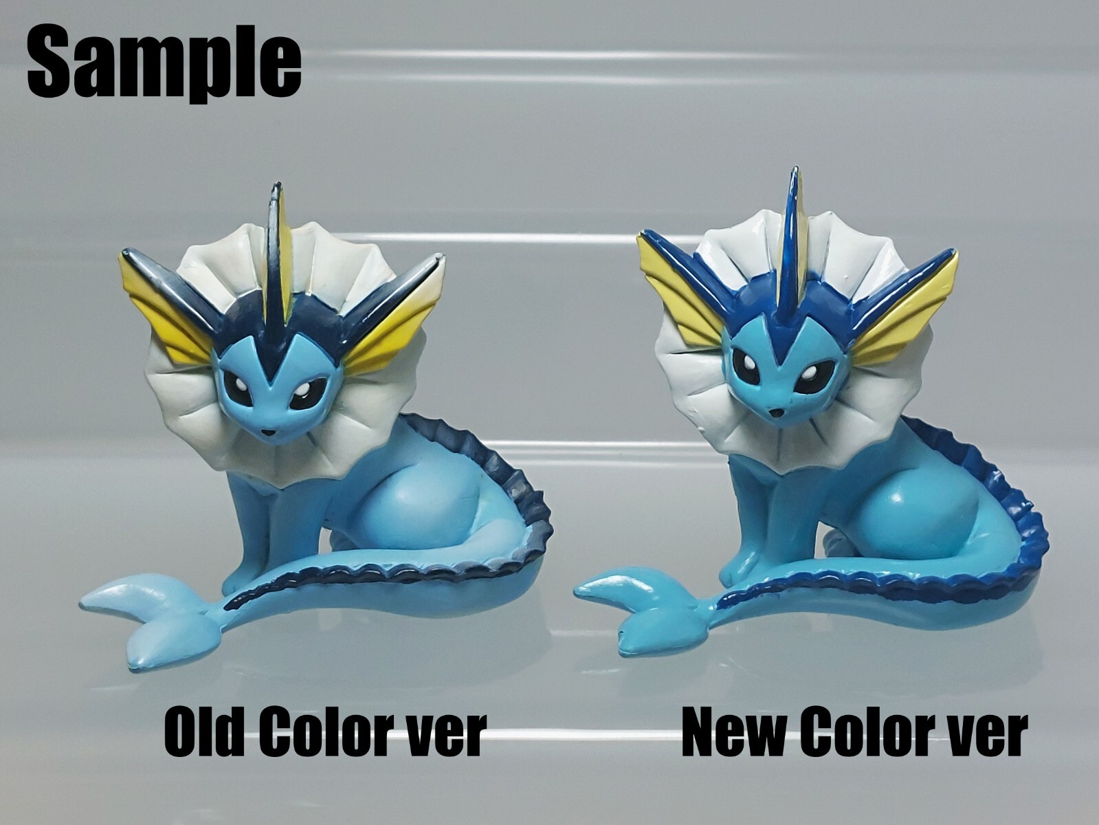Vaporeon Showers (New Color ver) Pokemon Monster Collection Figure Tomy 1.8in