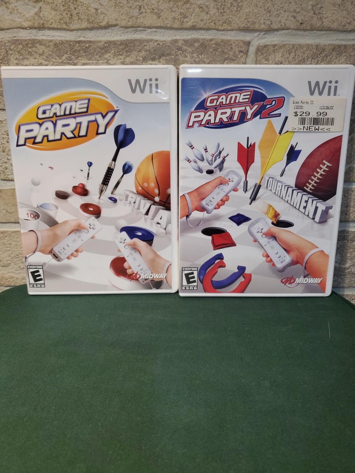 Game Party 1Trivia & 2 Tournament Bundle Lot Nintendo Wii Complete Tested