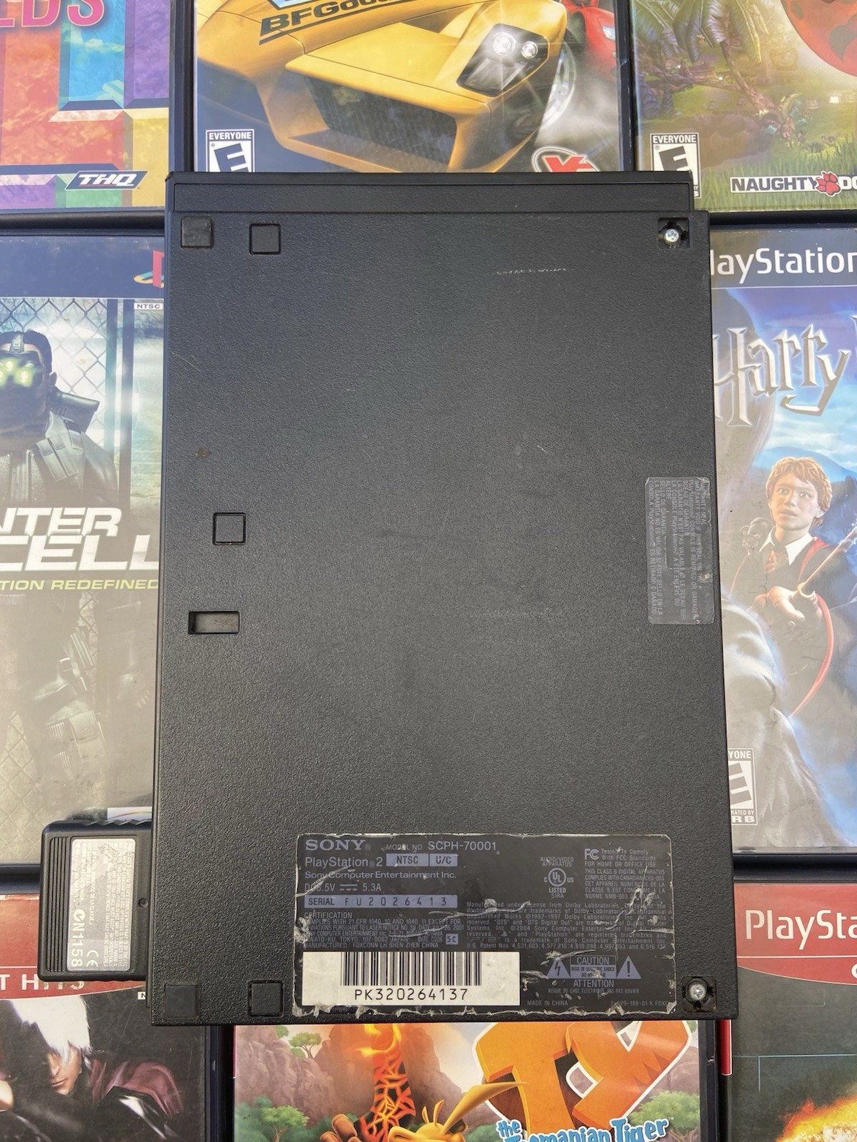 Sony PlayStation 2 PS2 Console Bundle w/ 13 Games, Controller & Cables TESTED