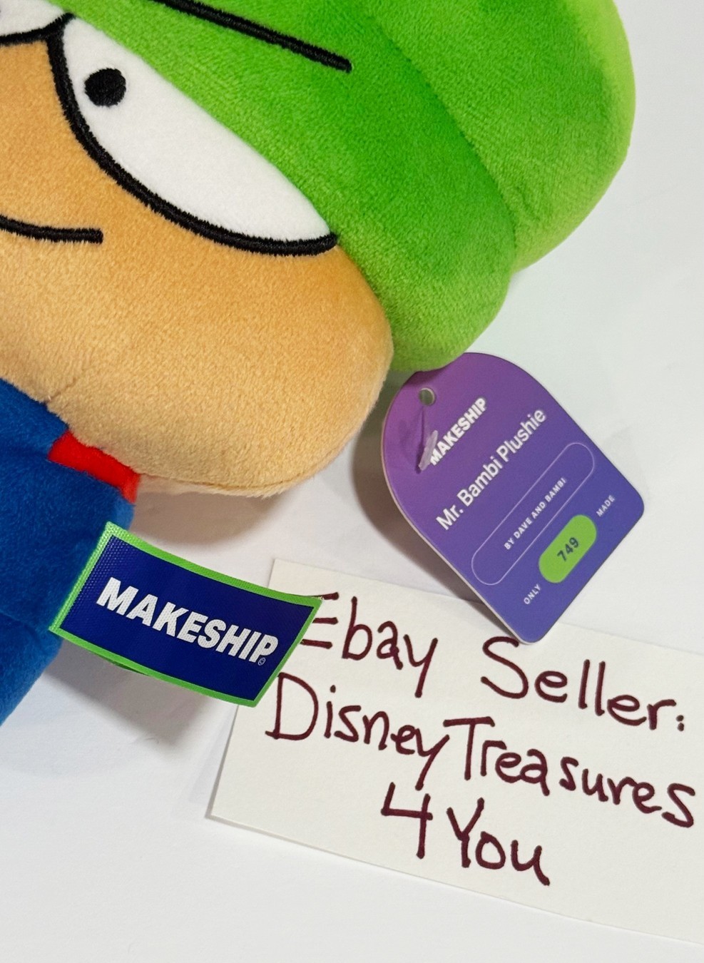 Official Makeship Vs Dave & Mr. Bambi Plushie Friday Night Funkin Game Plush NEW