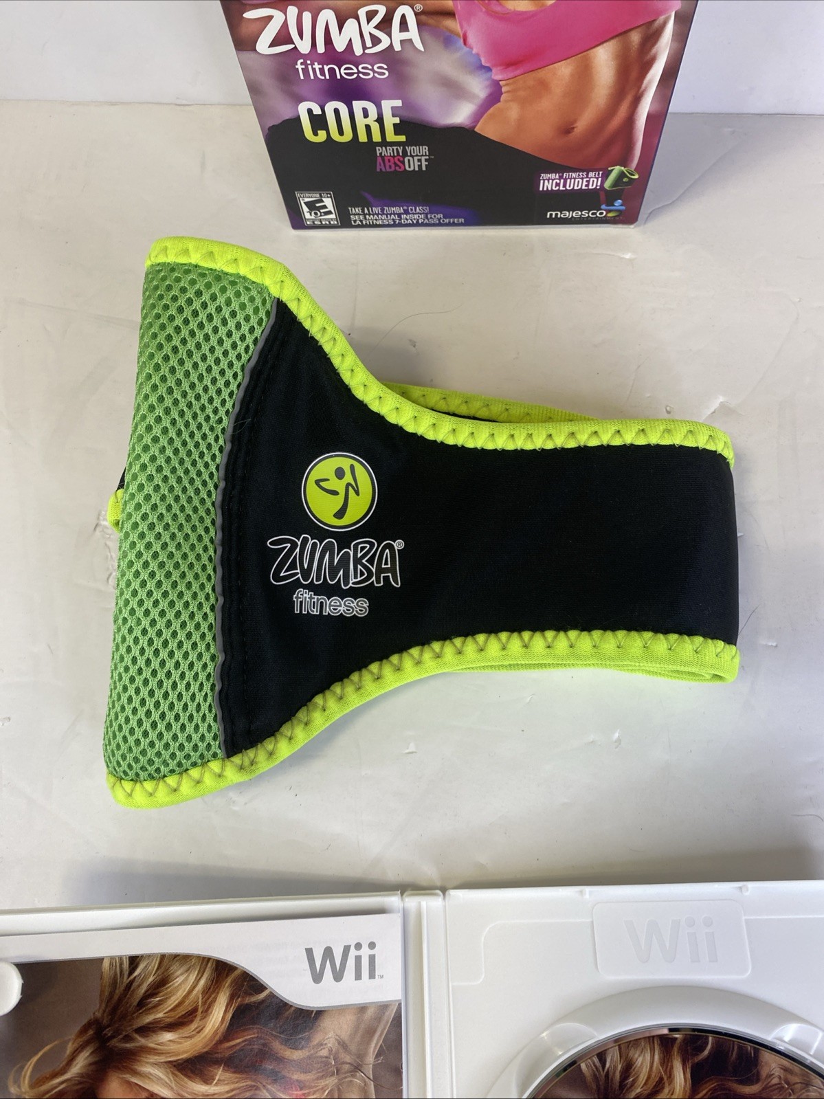 Zumba Fitness Core (Nintendo Wii, 2012) Complete W/ Manual And Fitness Belt
