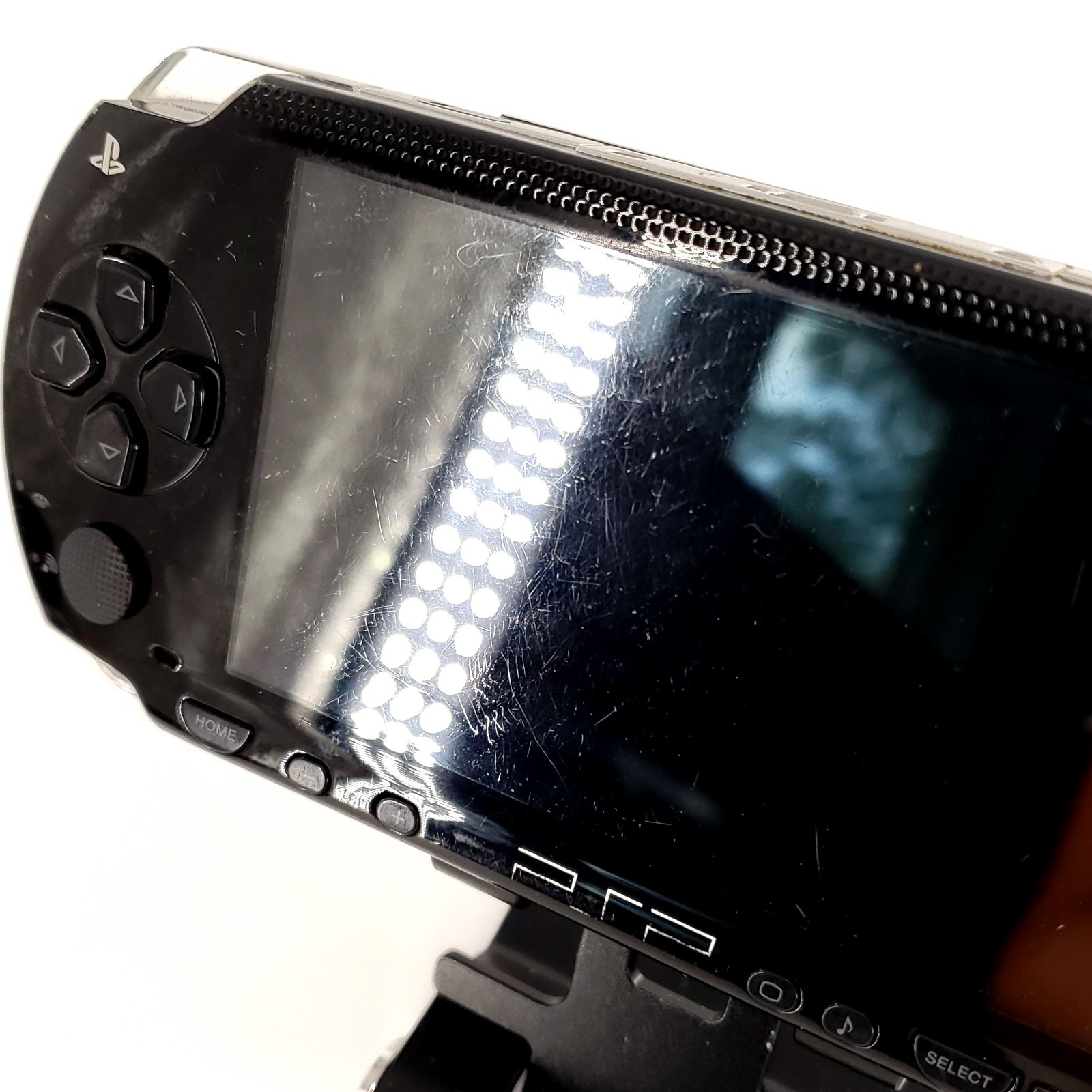 Sony PSP 1000 Handheld System Bundle Black w/ 5 UMDs, 32GB Memory Card Tested