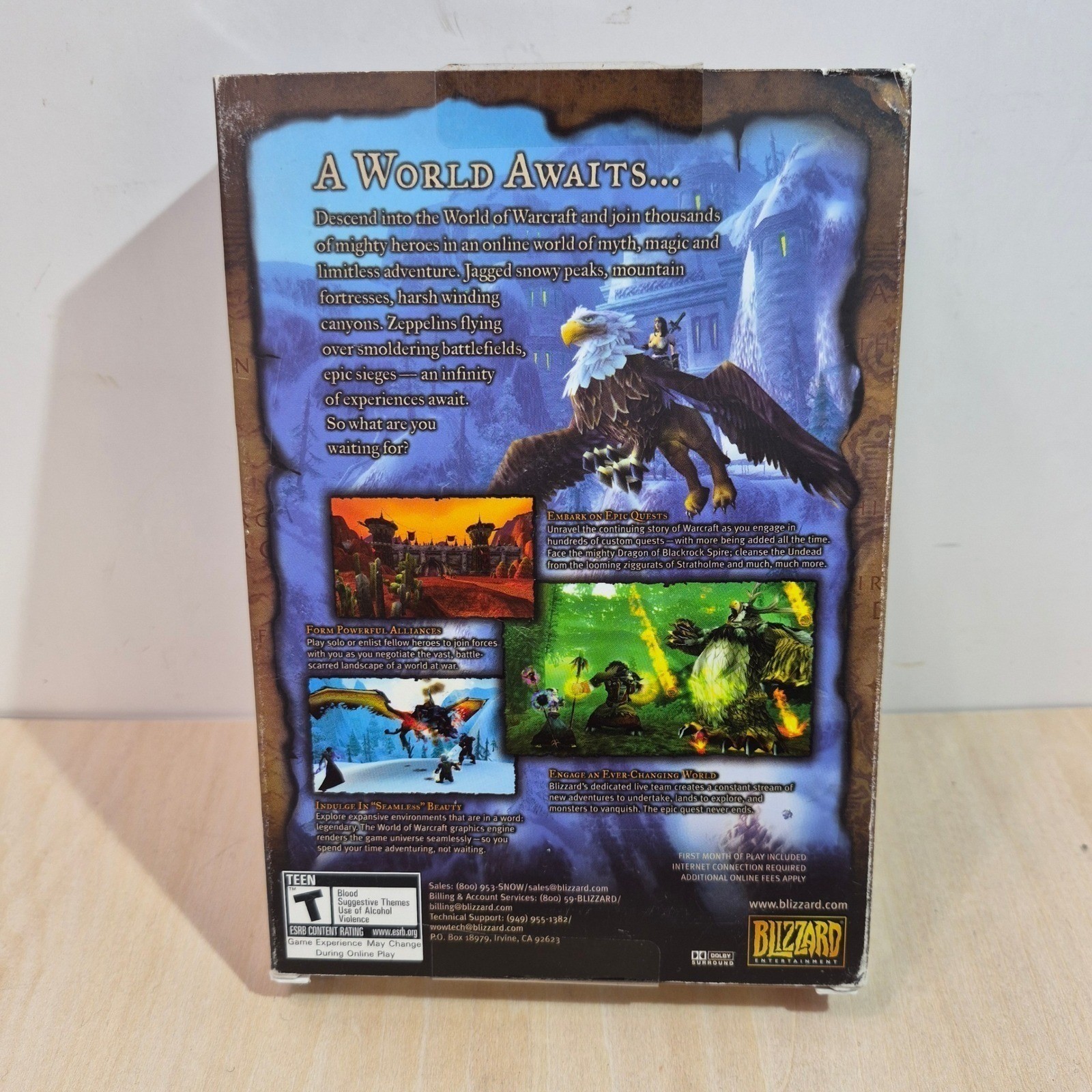 World of Warcraft PC Game Blizzard Entertainment 2004 Game of the Year