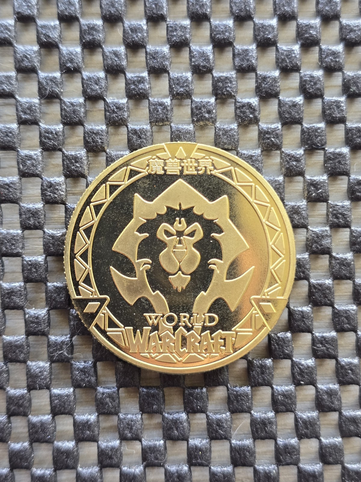 World Of Warcraft Coin Medal Card Alliance Series Rare Promo Blizzard [Gul’Dan]