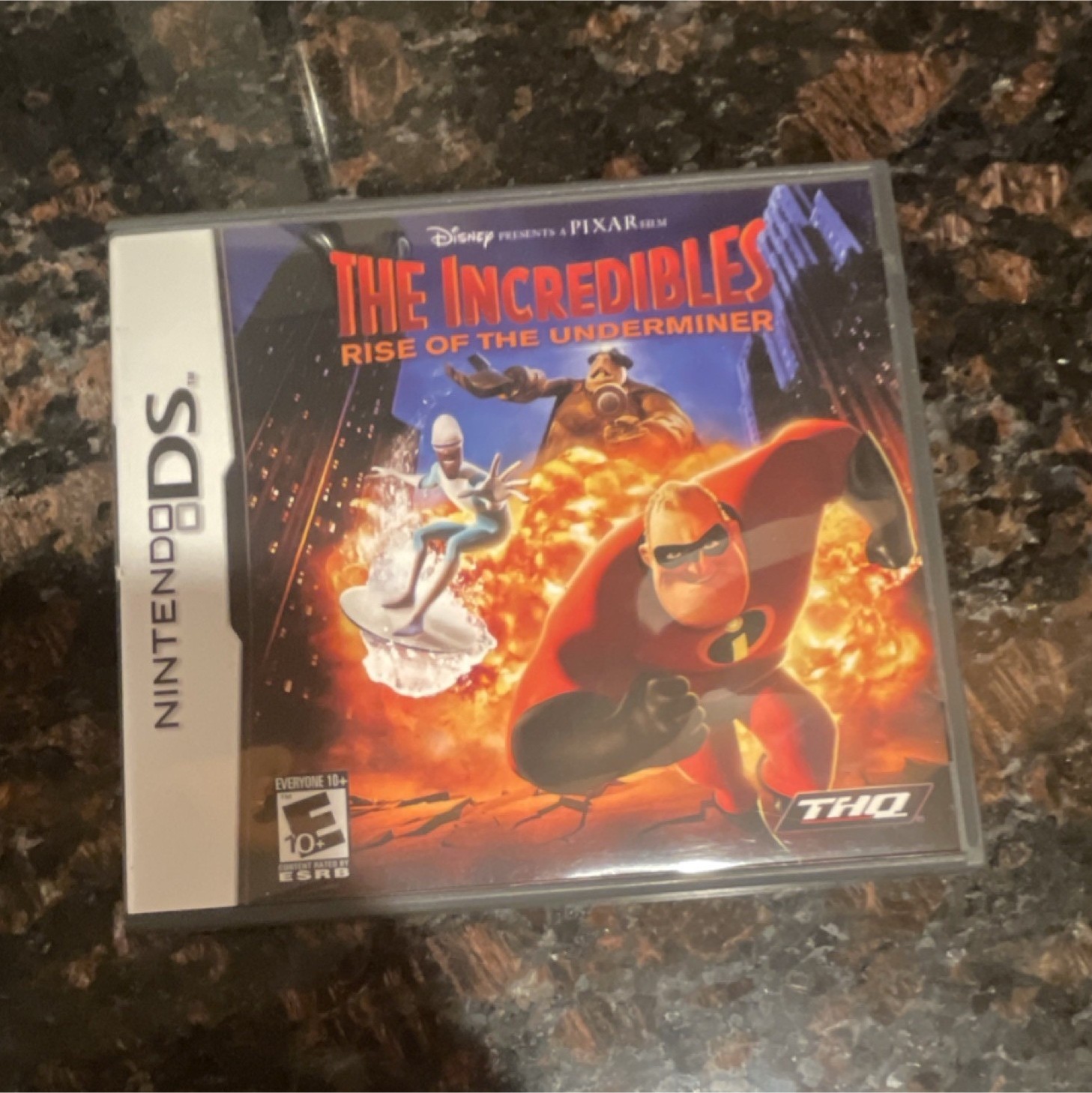 Disney Pixar The Incredibles: Rise of the Underminer DS w/ Manual THQ NO GAME*