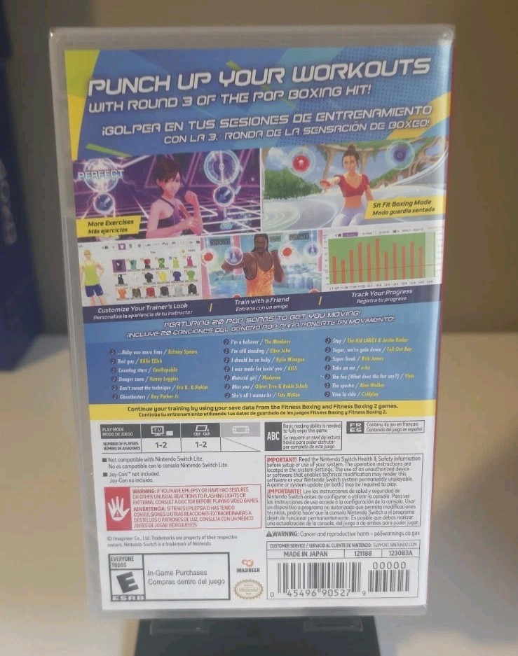 Fitness Boxing 3: Your Personal Trainer (Nintendo Switch, 2024) New & Sealed