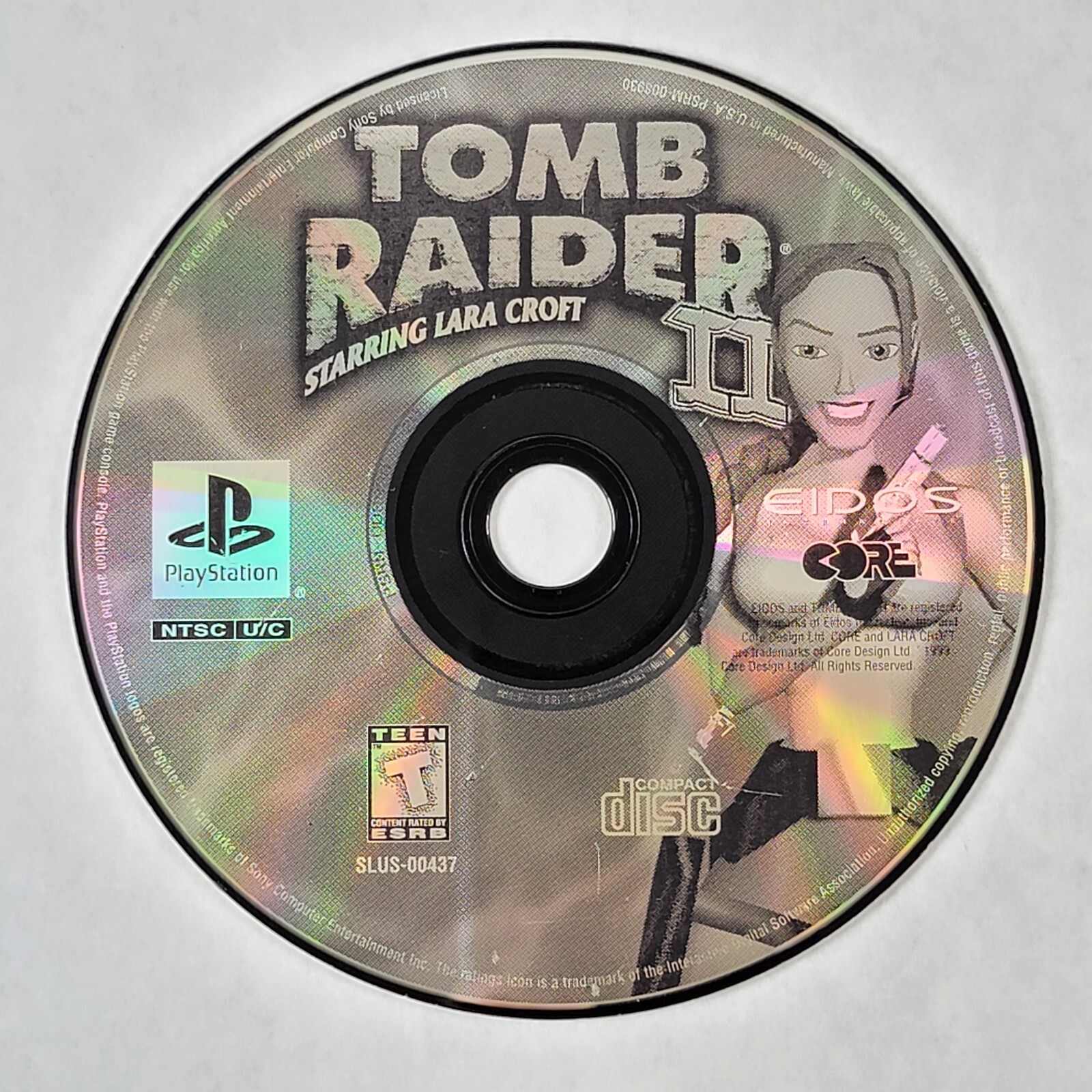 Tomb Raider II [Greatest Hits] – Loose Sony PS1 Playstation 1 Disc