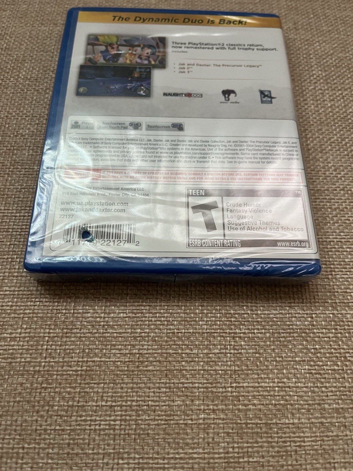Jak and Daxter Collection Sony PlayStation Vita Game