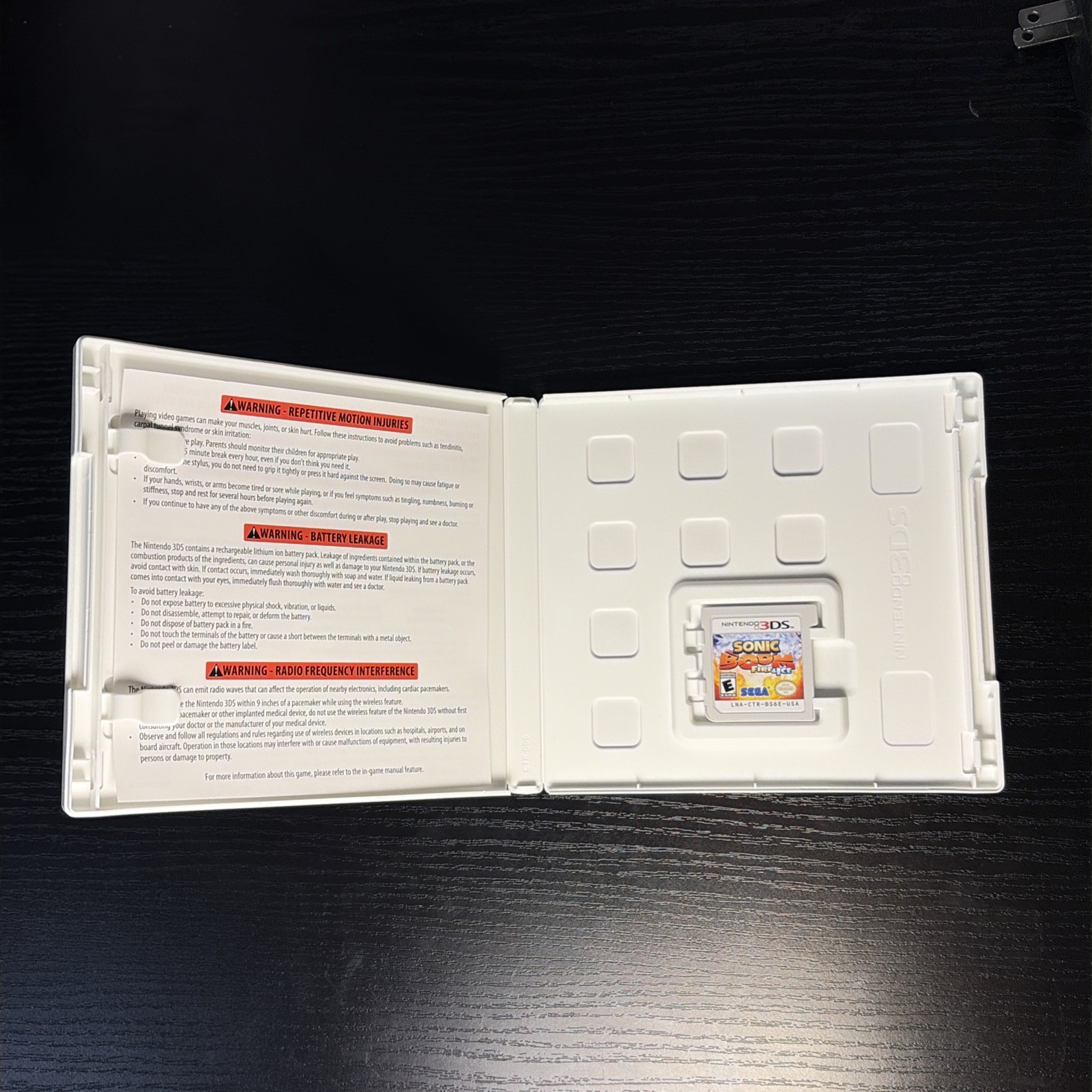Sonic Boom: Shattered Crystal + Fire Ice Bundle Nintendo 3DS – Lot Tested Cases