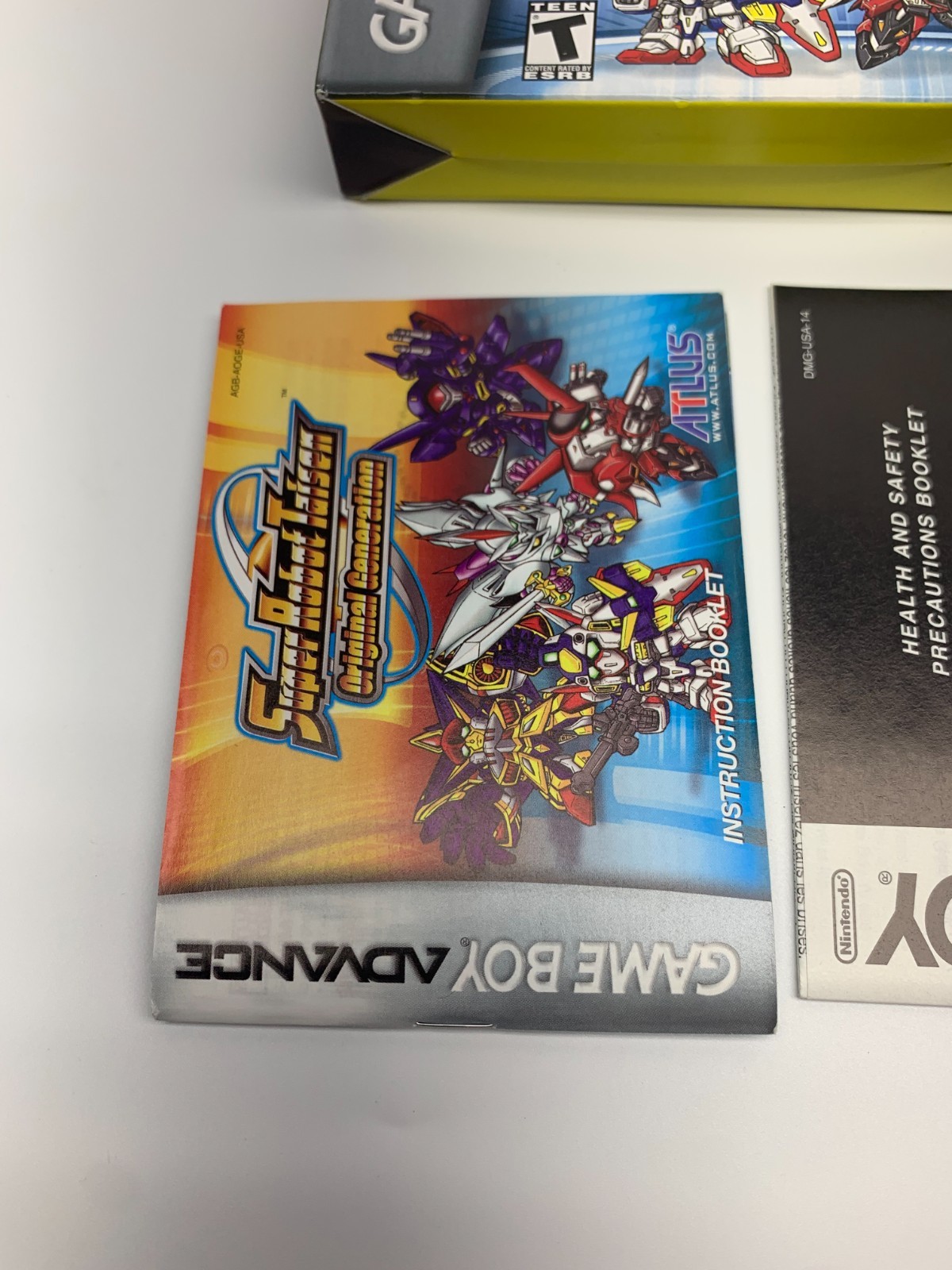 Super Robot Taisen: Original Generation CIB w/ Reg Card • Nintendo GBA