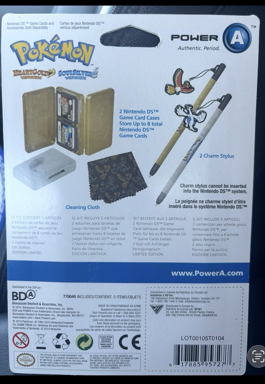 Pokémon Nintendo DS Basics Kit 2010 Edition