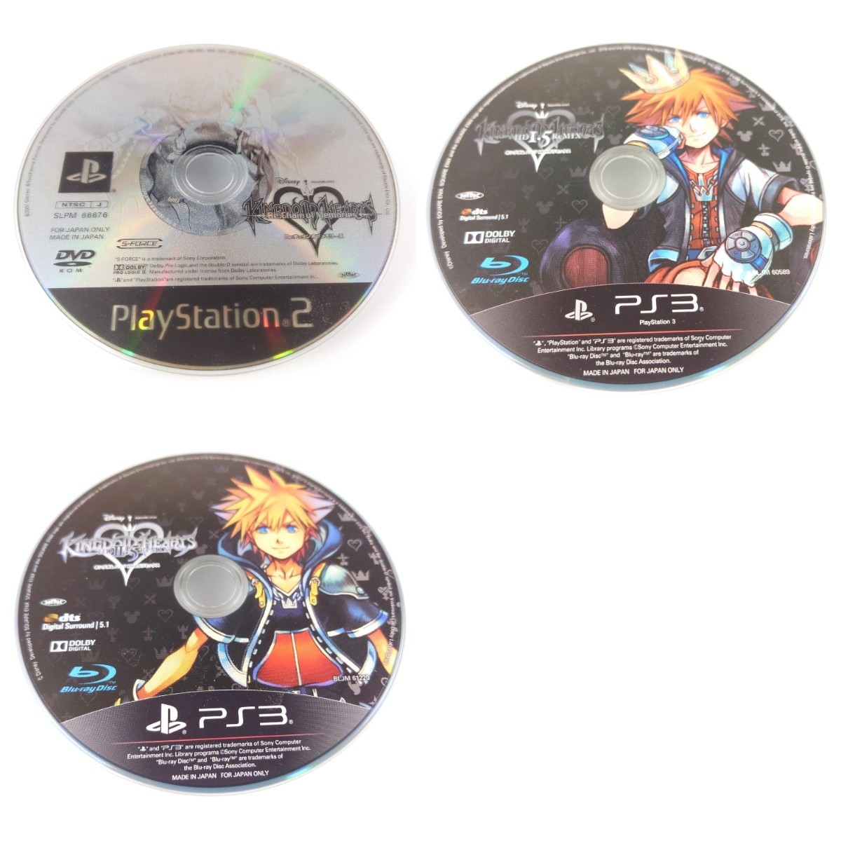PS2 PS3 Kingdom Hearts II Final Mix HD 1.5 2.5 ReMix NTSC-J Japanese PlayStation