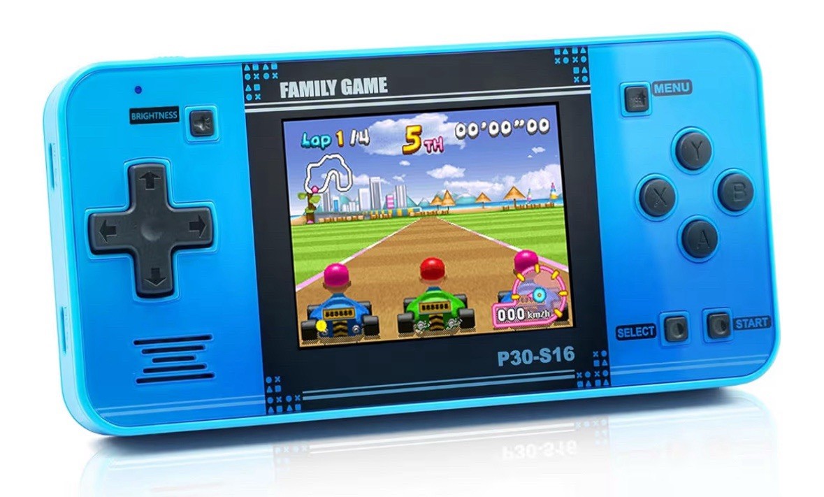 TaddToy Portable Handheld Games for Kids 3.2″ Screen, 198 Built-in Games, Red