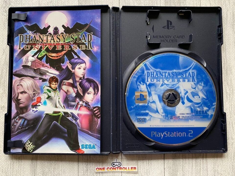 SONY PS2 Kingdom Hearts Ⅰ＆ Ⅱ & Final Mix & Phantasy Star set from japan
