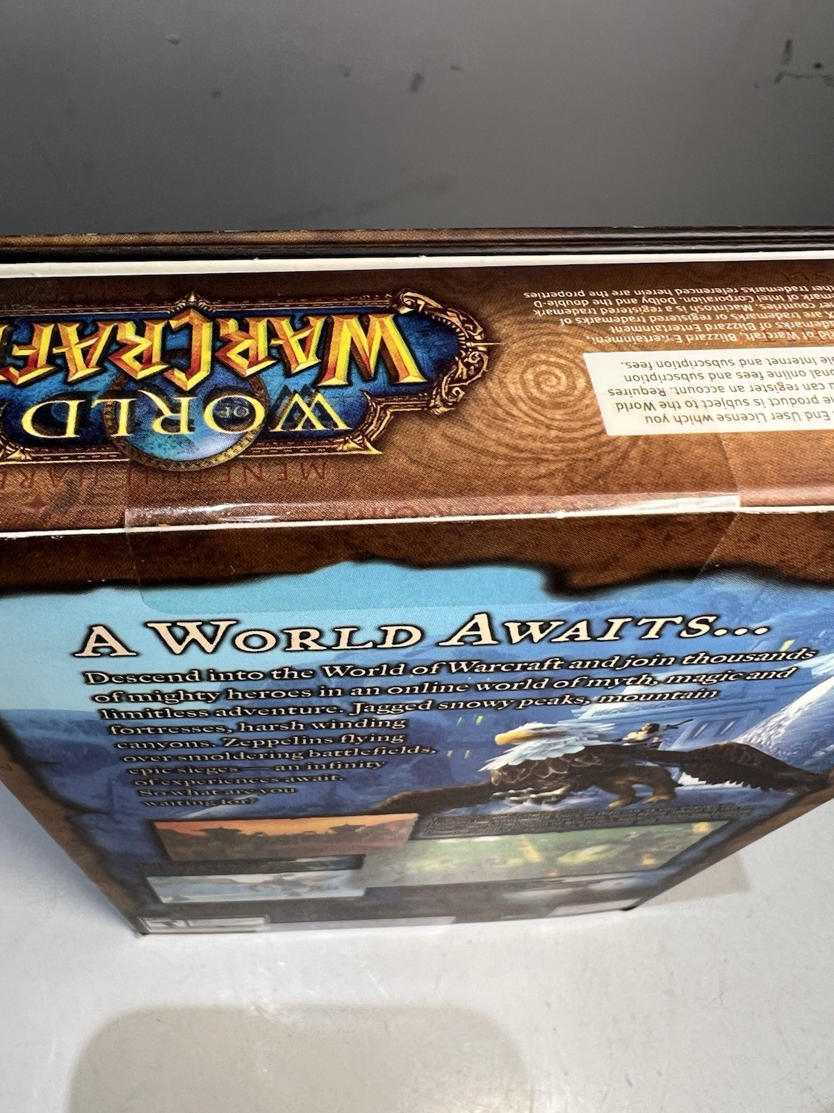 World of Warcraft 2004 PC DVD-ROM Blizzard Entertainment. NEW!